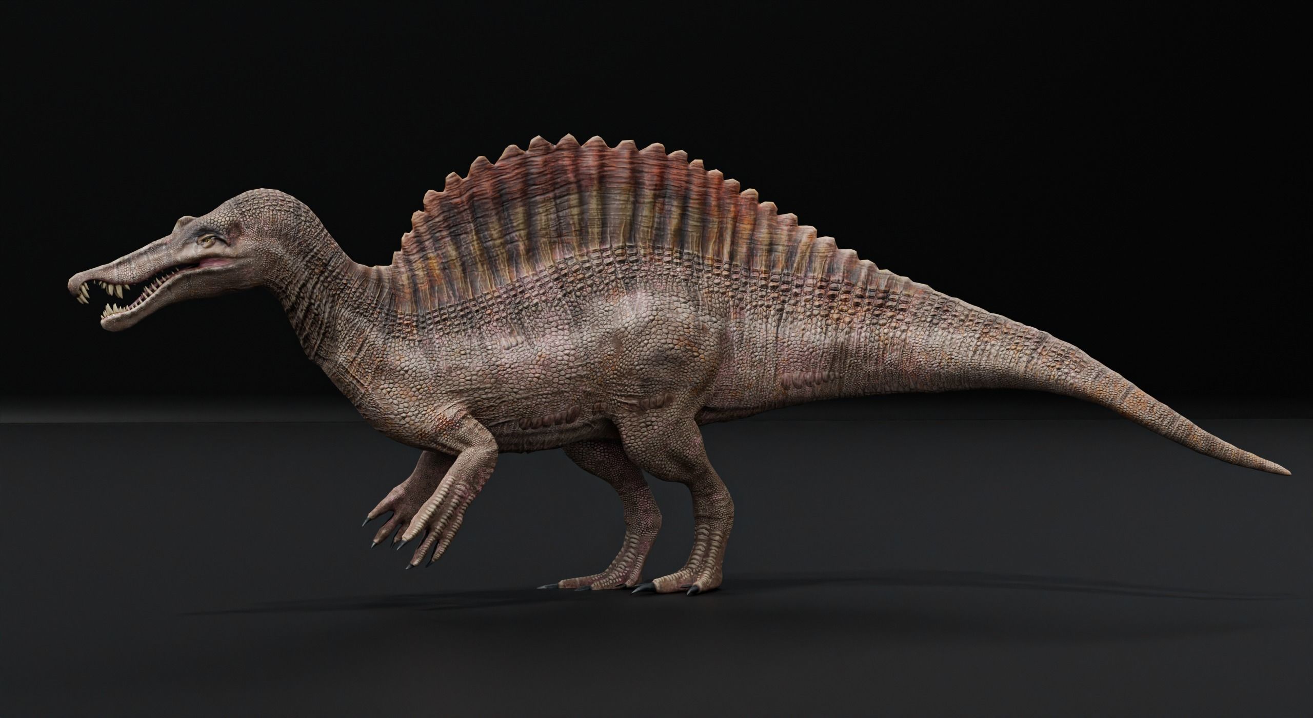 Monster Prehistoric Dinosaur  3D Model Collection_45