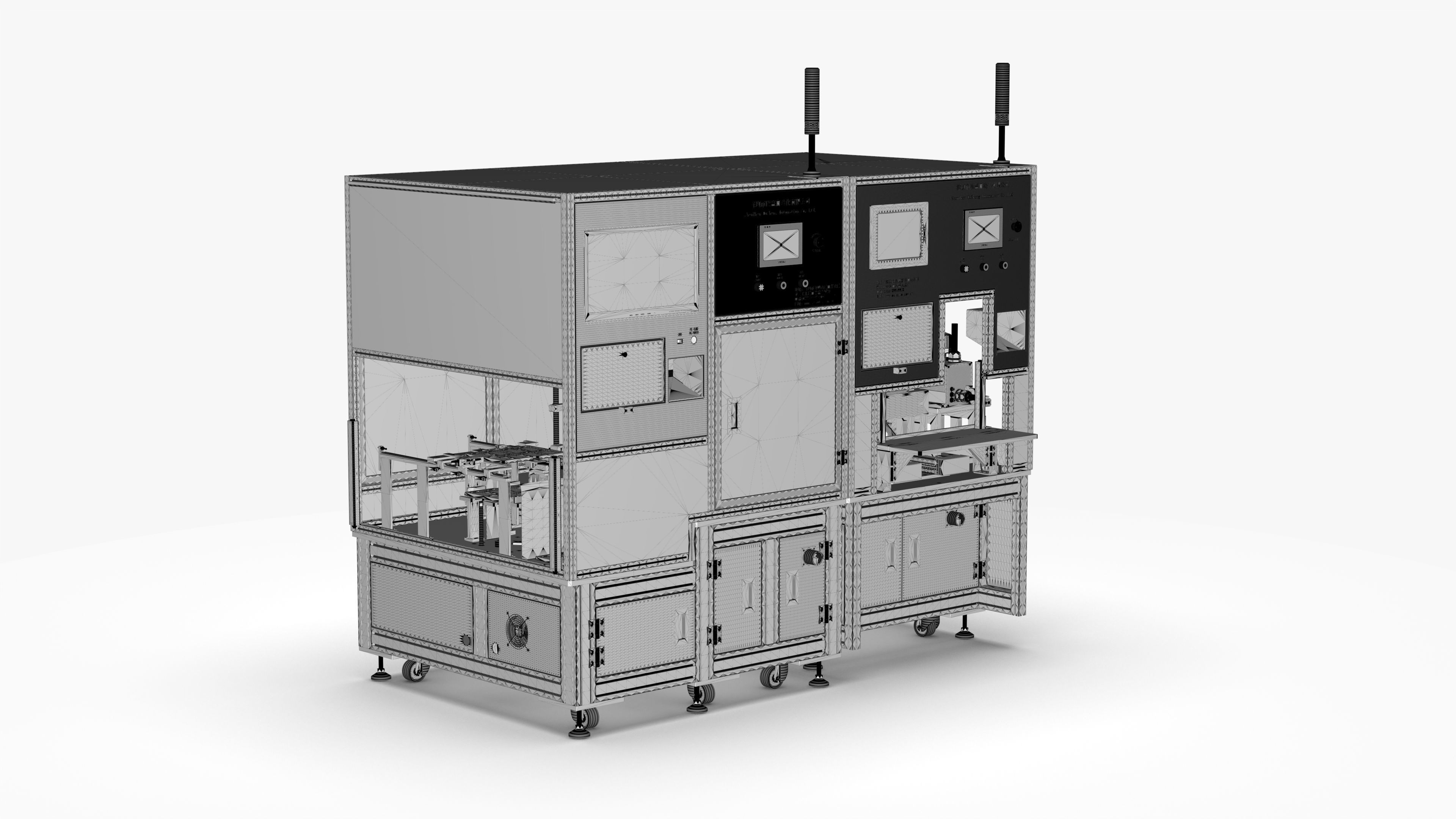 Automatic Battery Cell Welding Line 3D model_31