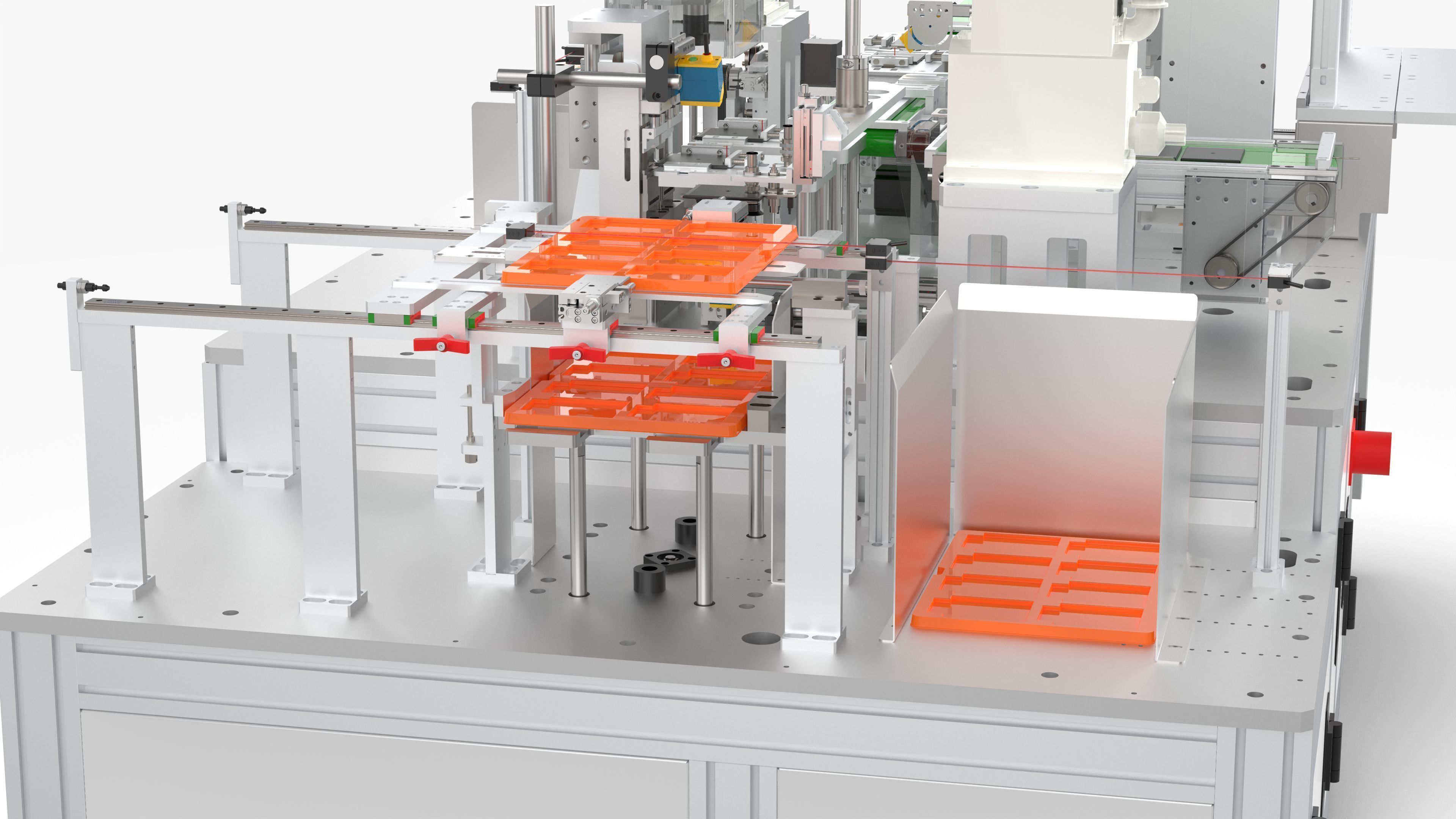 Automatic Battery Cell Welding Line 3D model_29