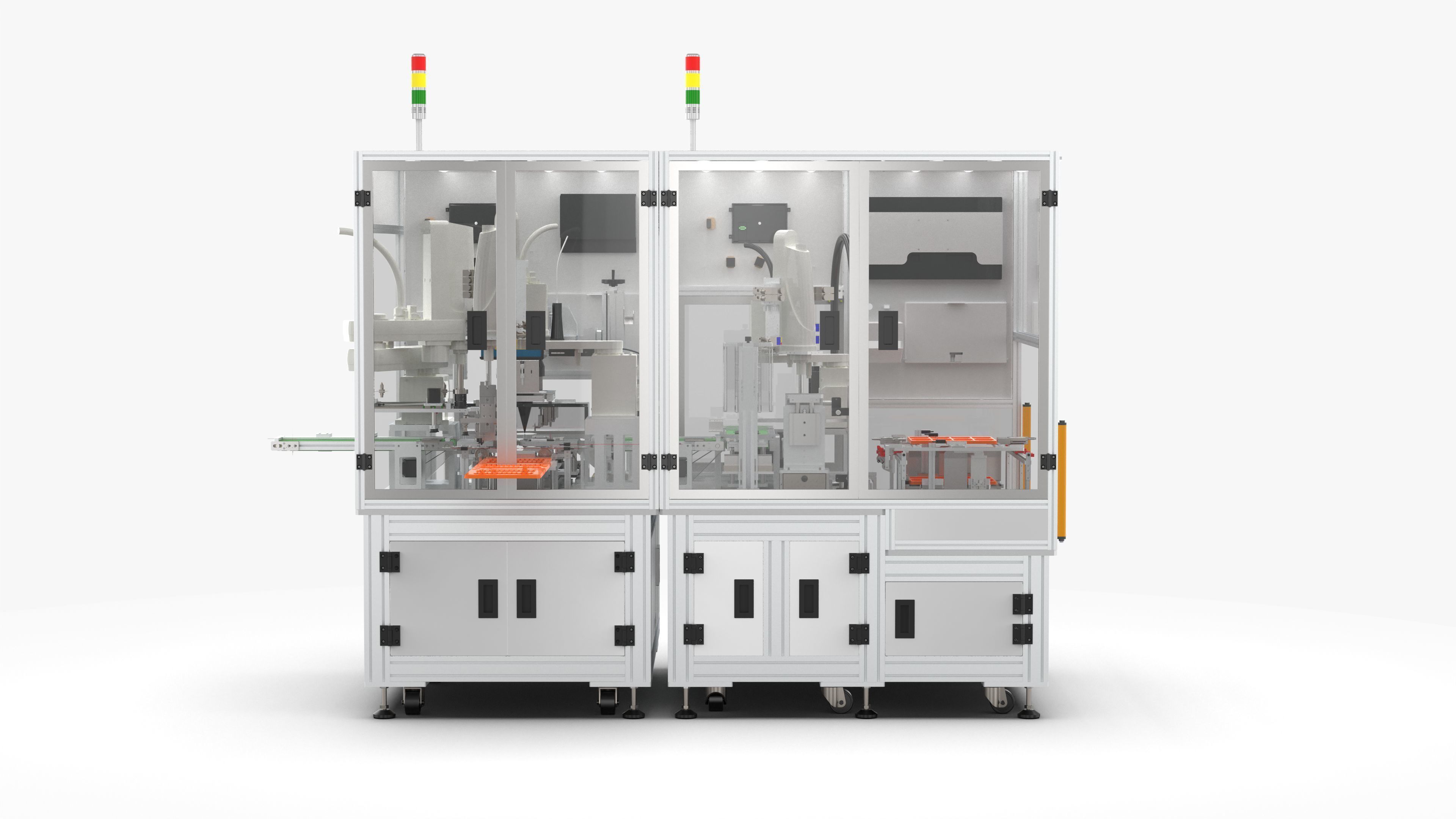 Automatic Battery Cell Welding Line 3D model_7