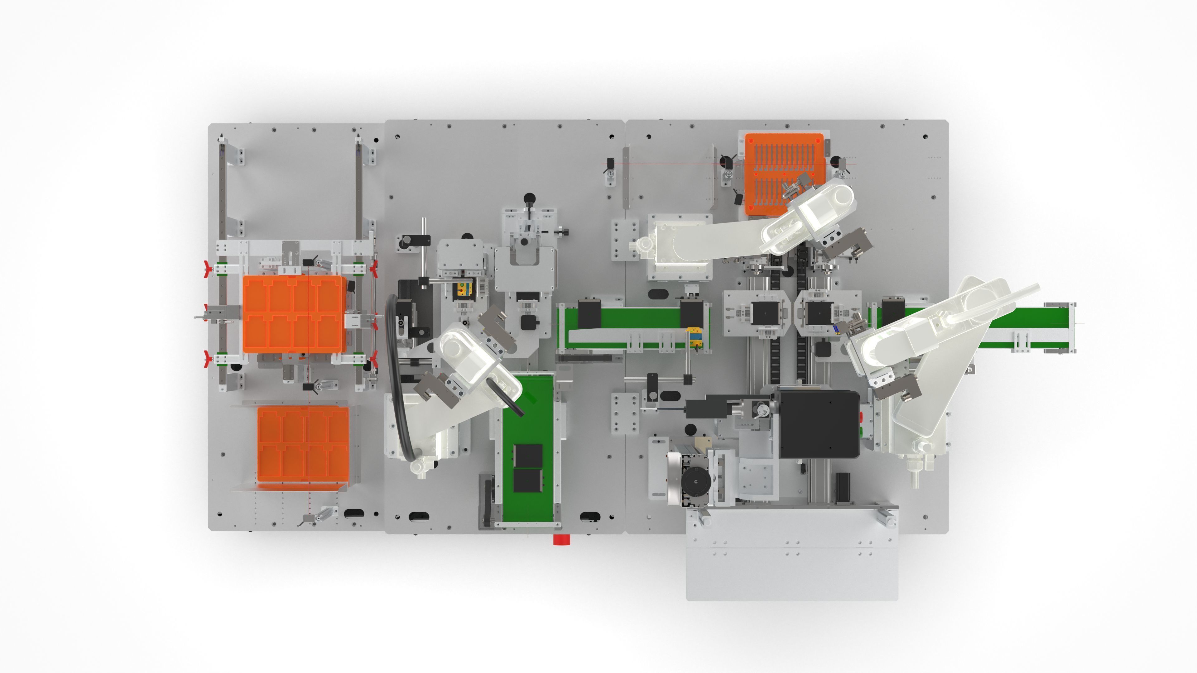 Automatic Battery Cell Welding Line 3D model_20