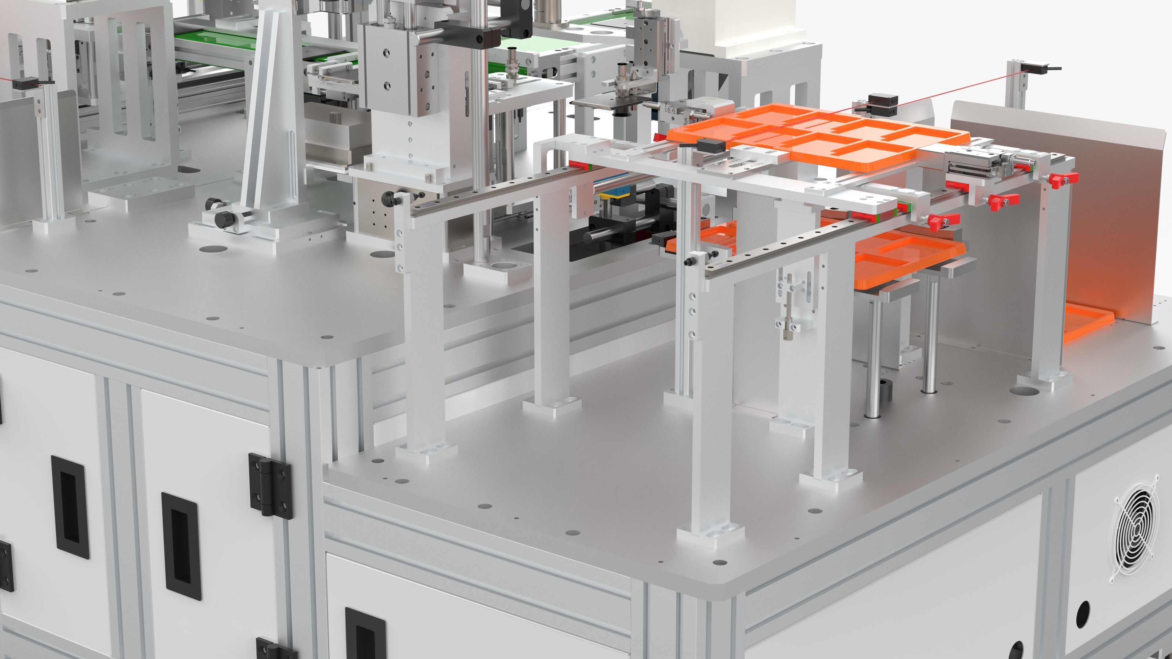 Automatic Battery Cell Welding Line 3D model_22