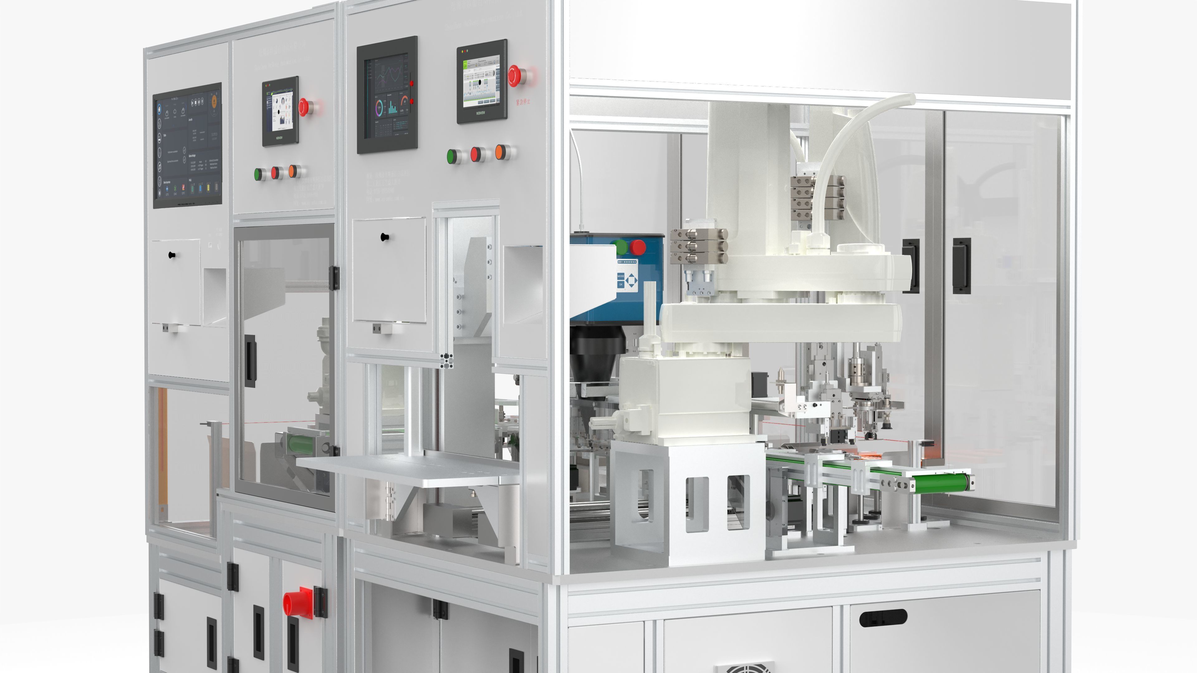 Automatic Battery Cell Welding Line 3D model_13