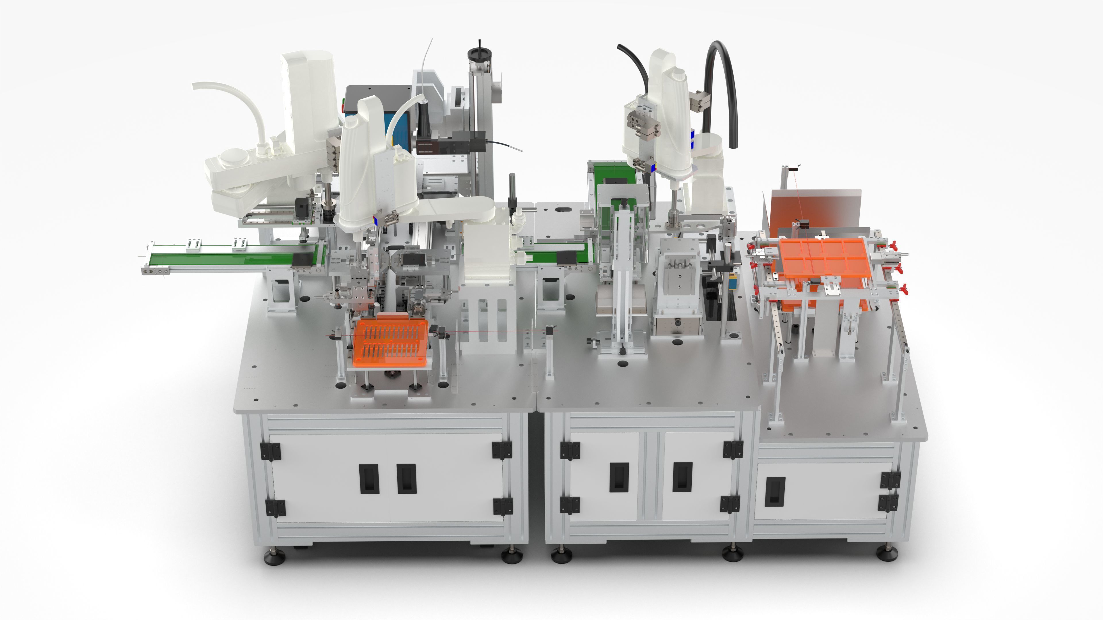 Automatic Battery Cell Welding Line 3D model_19