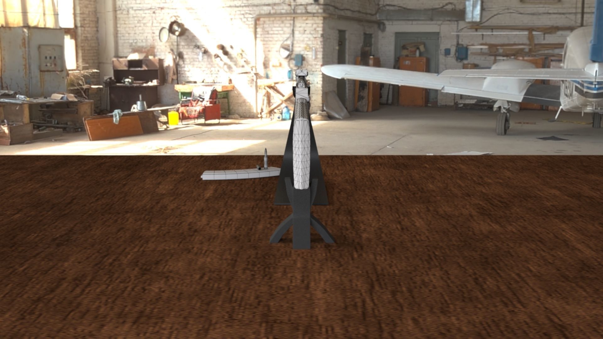 Russian AK-74 Assault Rifle 3D Model Low-poly 3D model_16