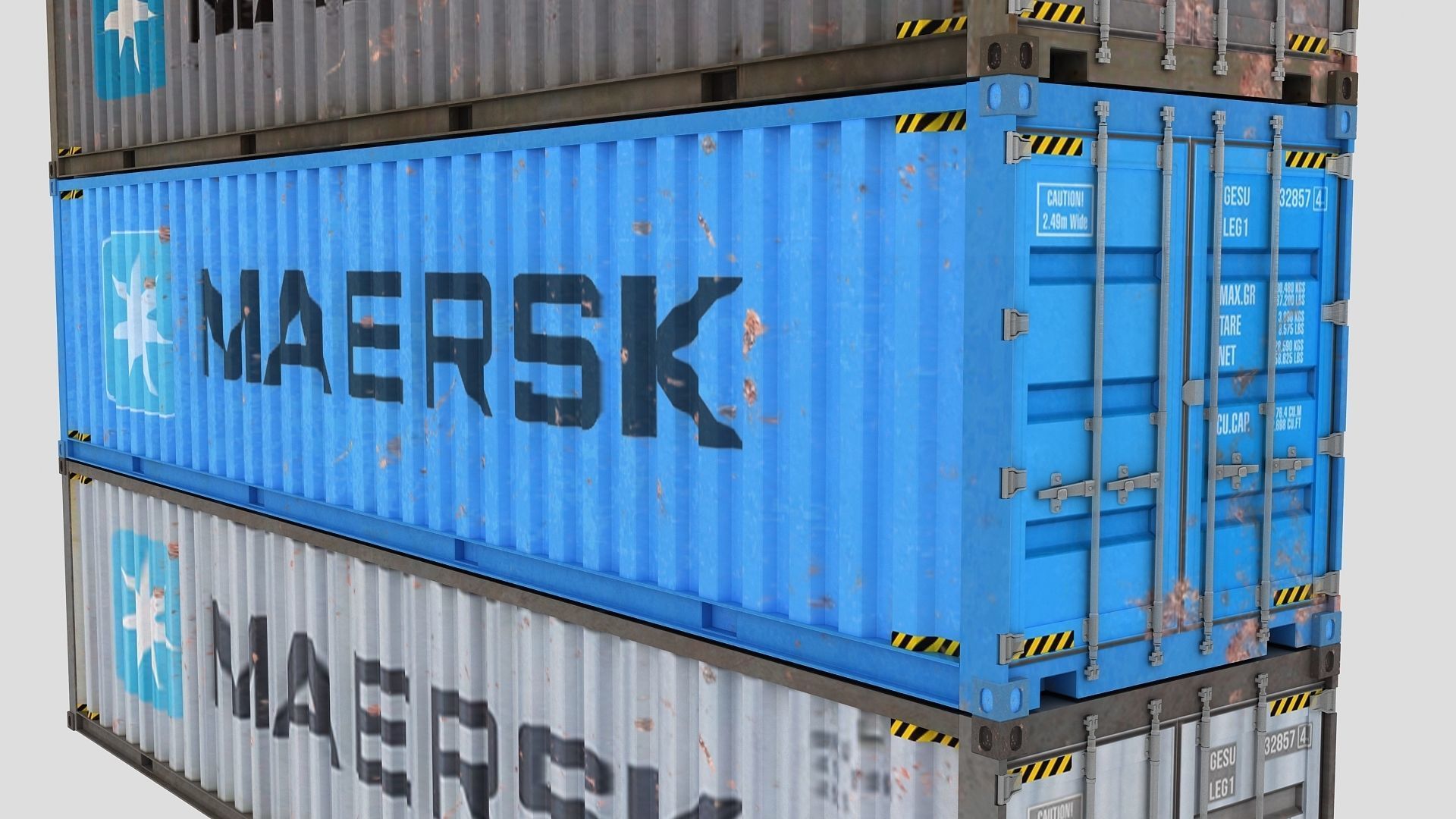 3D model Cargo Shipping Container 3D model VR / AR / low-poly | CGTrader