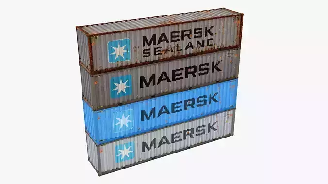 Cargo Shipping Container 3D model