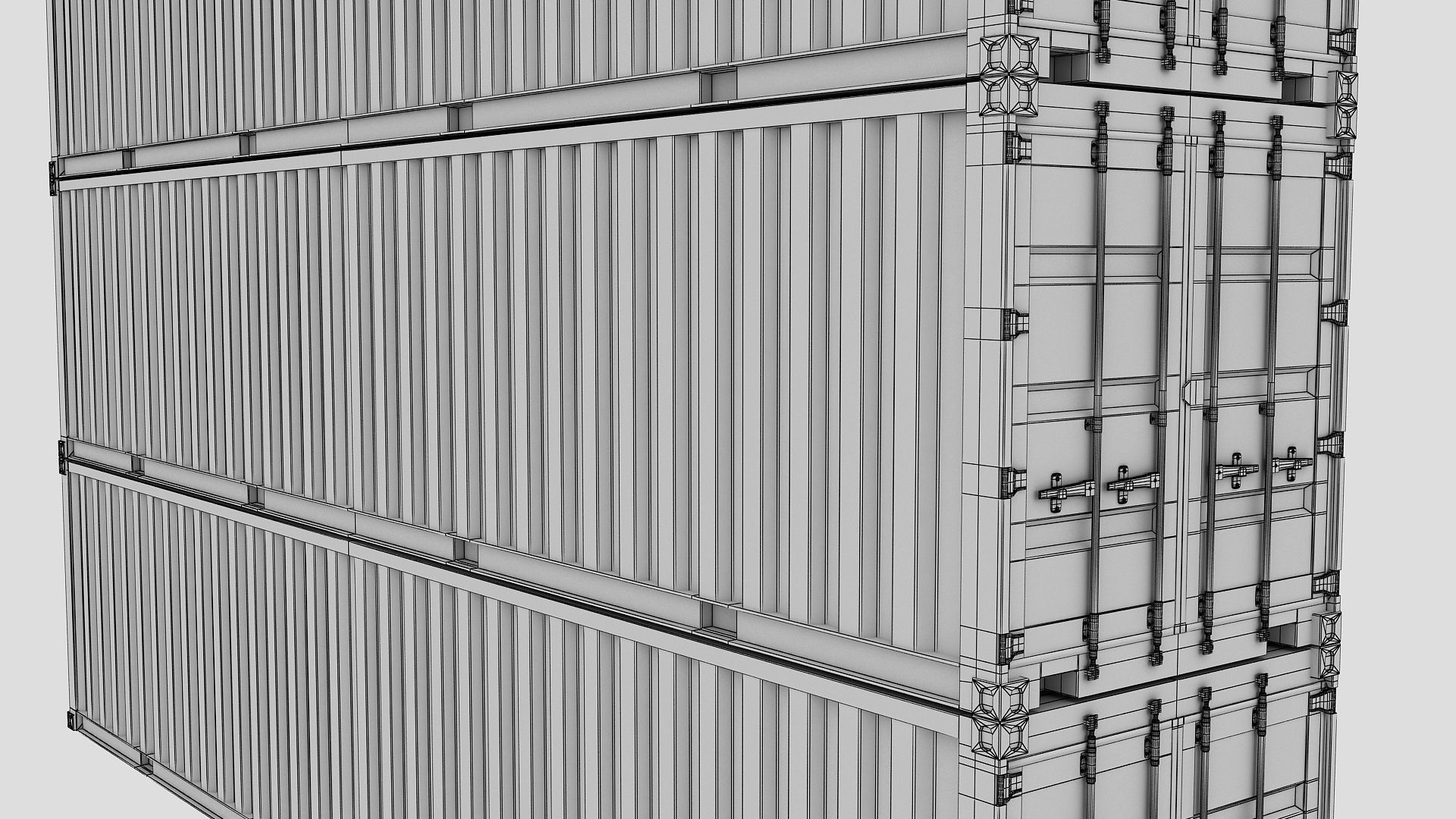 3D model Cargo Shipping Container 3D model VR / AR / low-poly | CGTrader