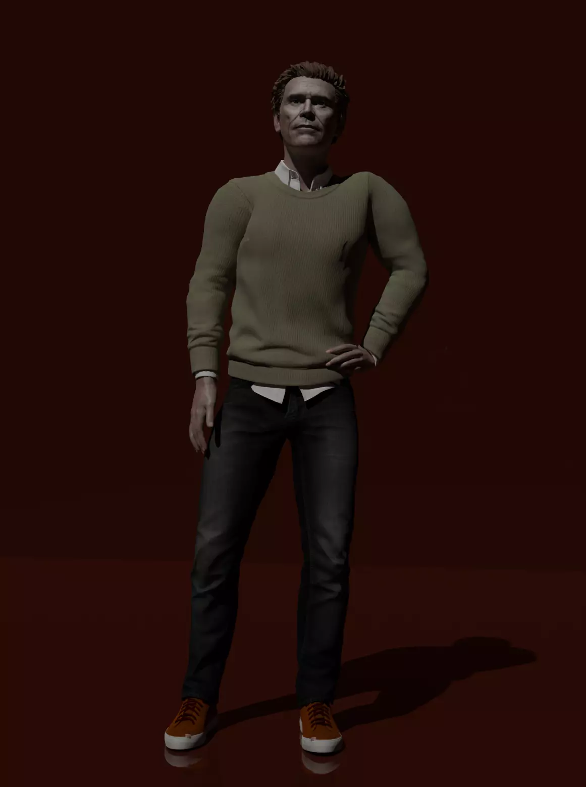 William Dafoe 3D Realistic Model 3D model