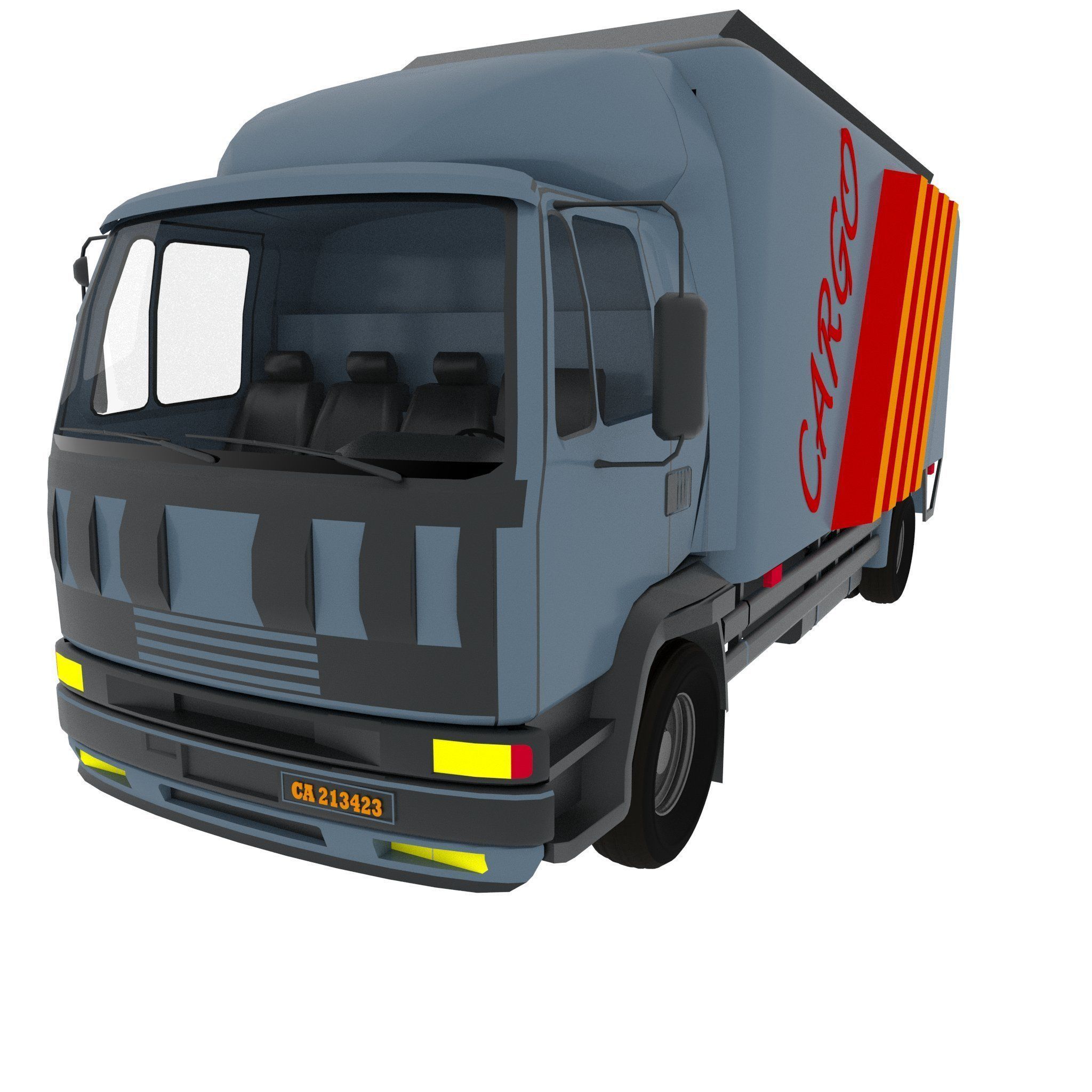 Truck 3D model_4