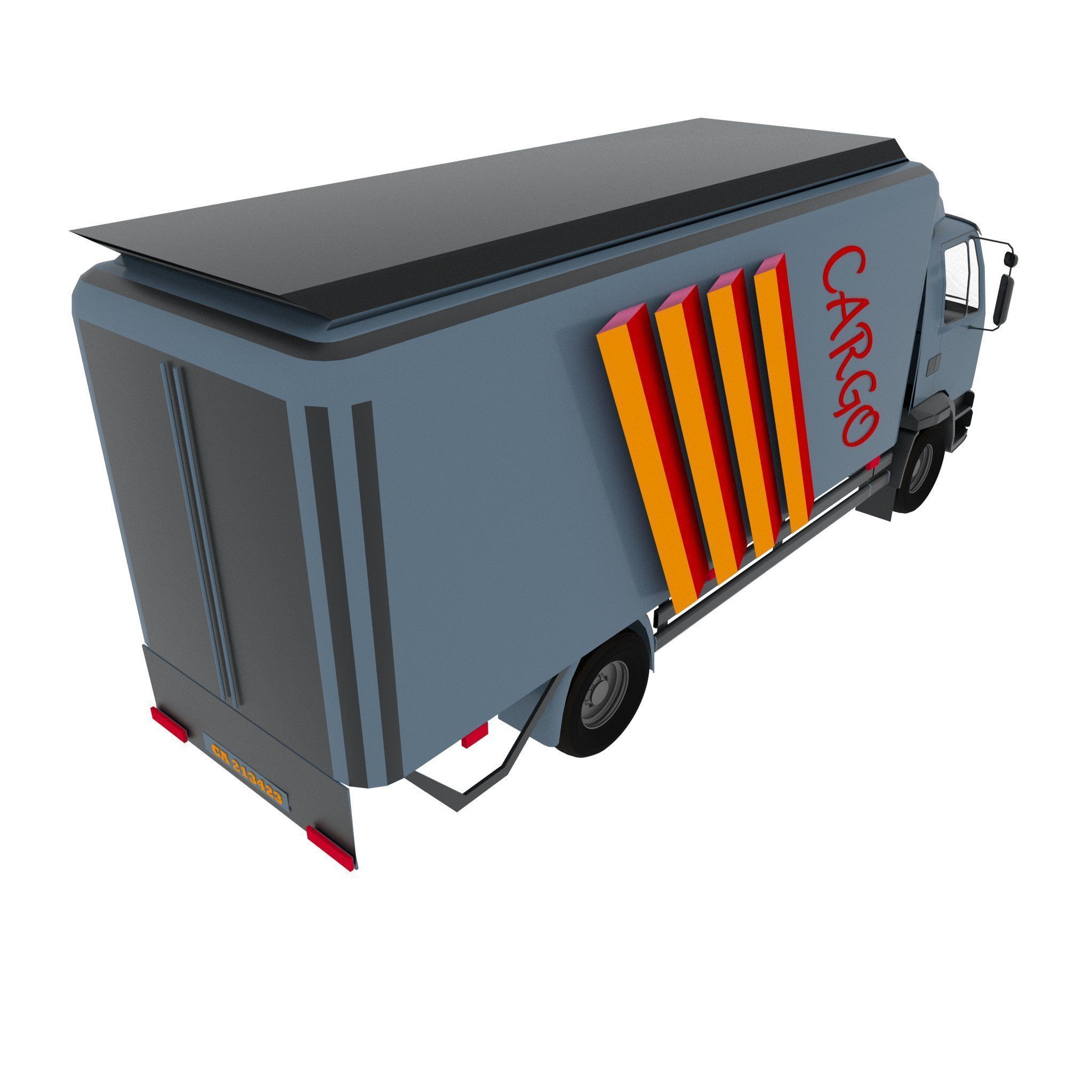 Truck 3D model_2