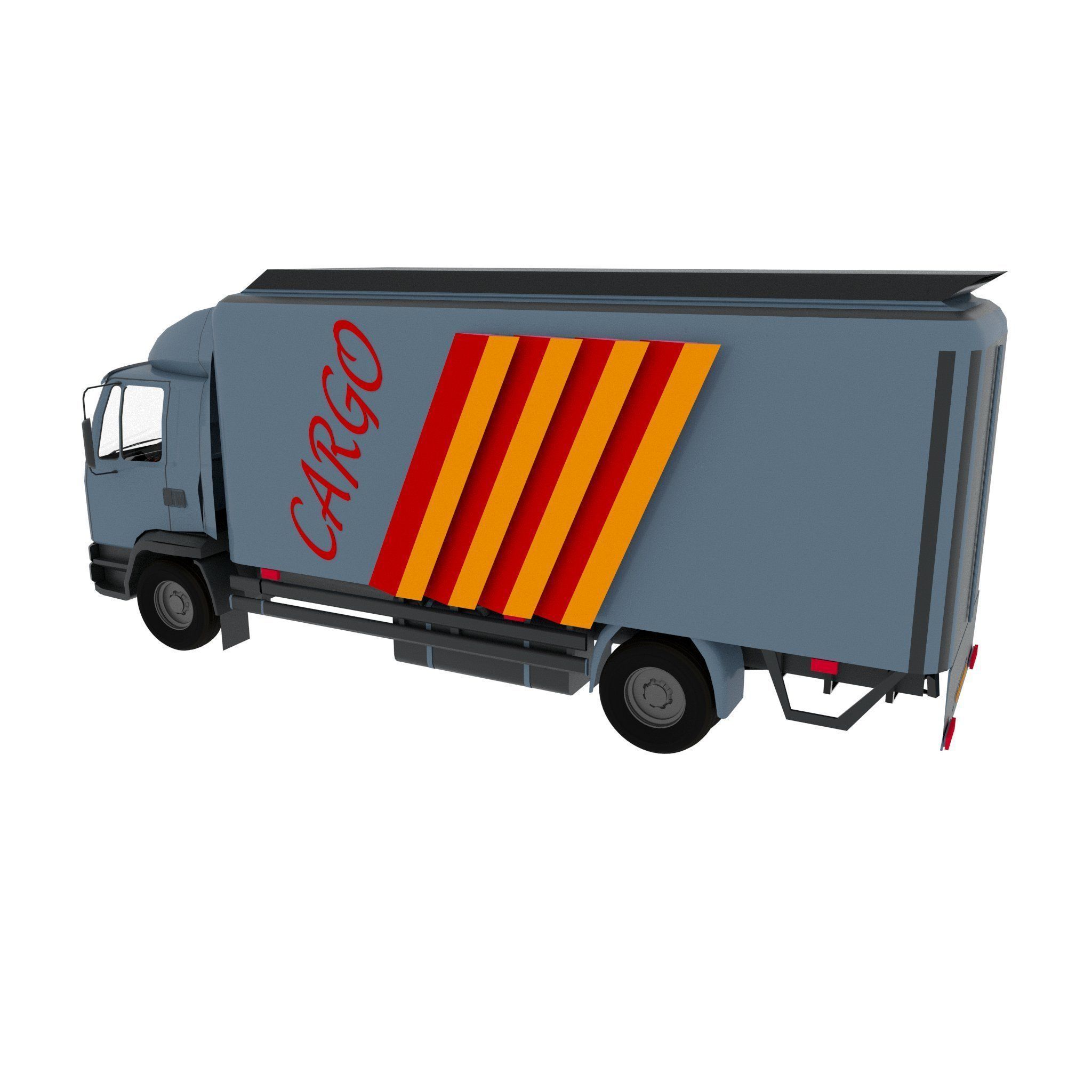 Truck 3D model_6