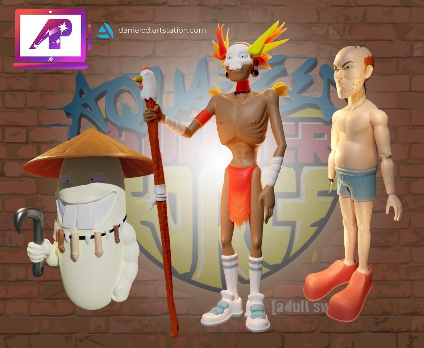 AquaTeen Rice Mascot 3D print model_4