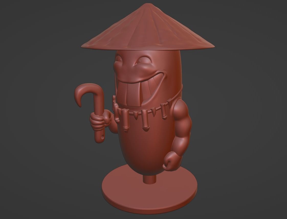 AquaTeen Rice Mascot 3D print model_1