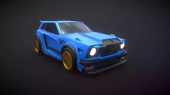 Fennec Rocket League 3D print model