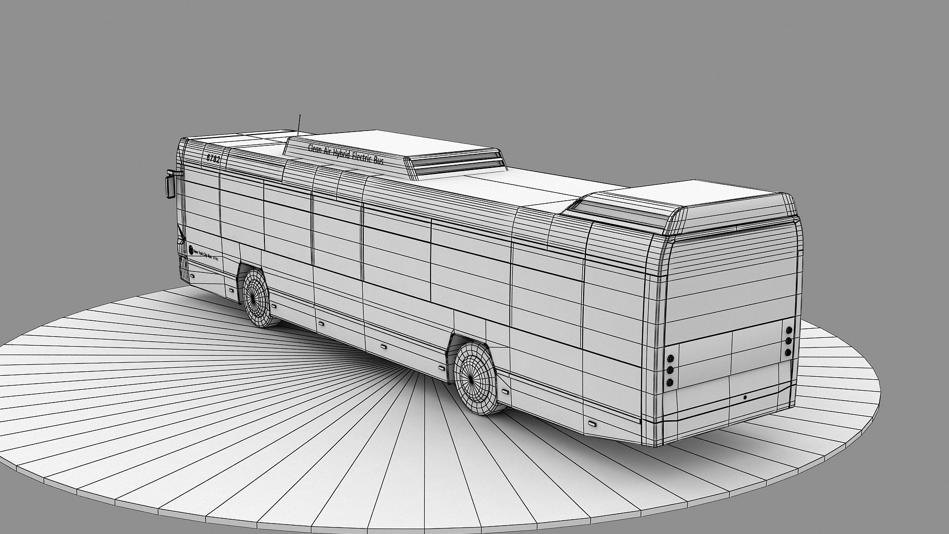 New York City Bus 3d Model 3D model_18