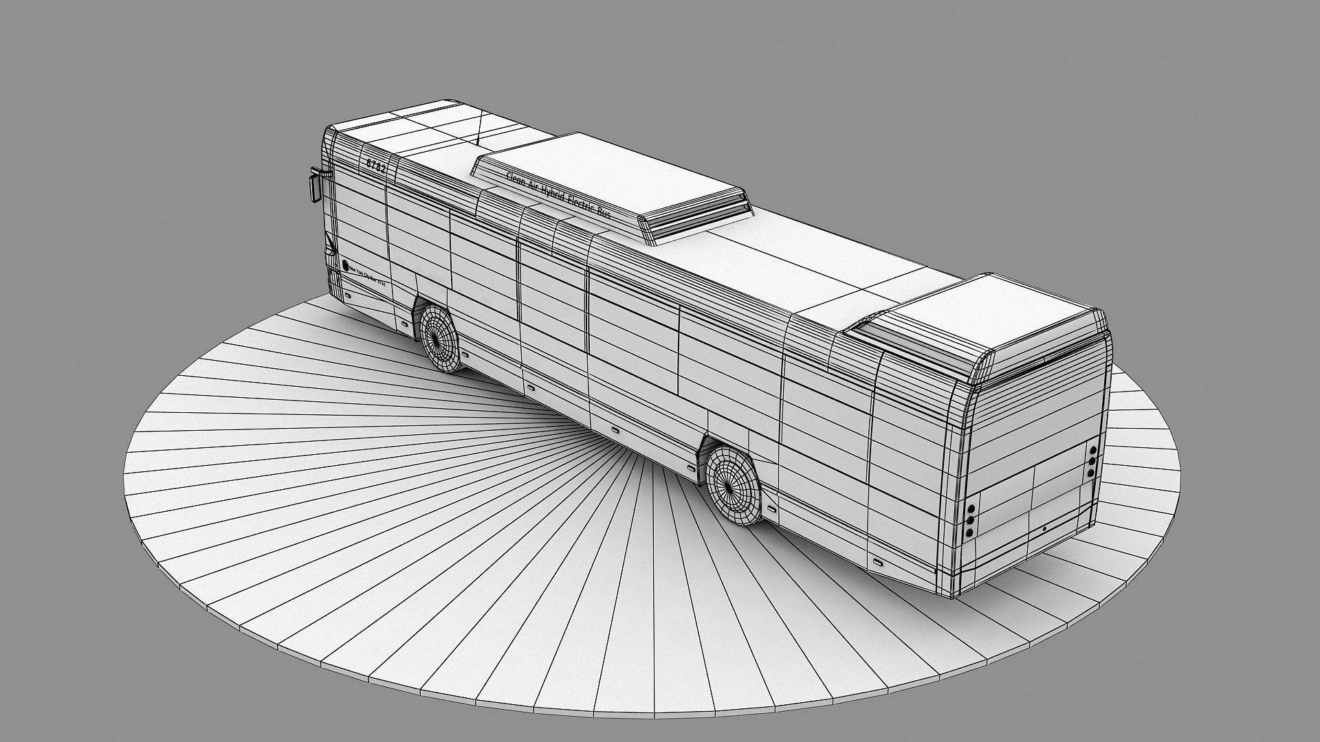 New York City Bus 3d Model 3D model_22
