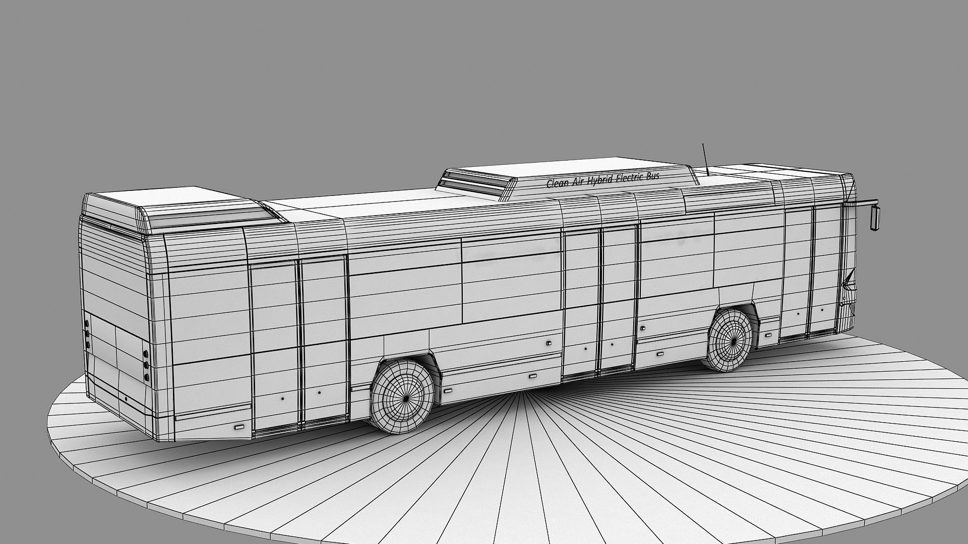 New York City Bus 3d Model 3D model_19