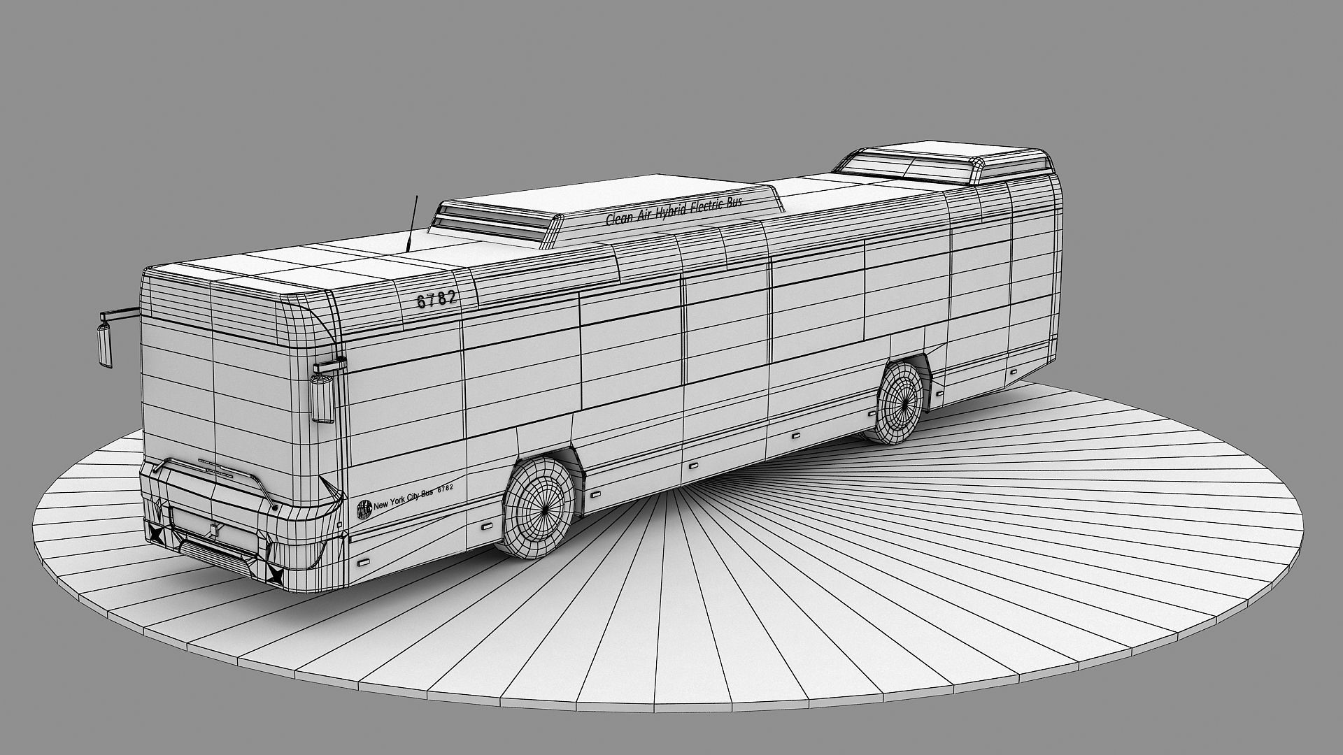 New York City Bus 3d Model 3D model_15