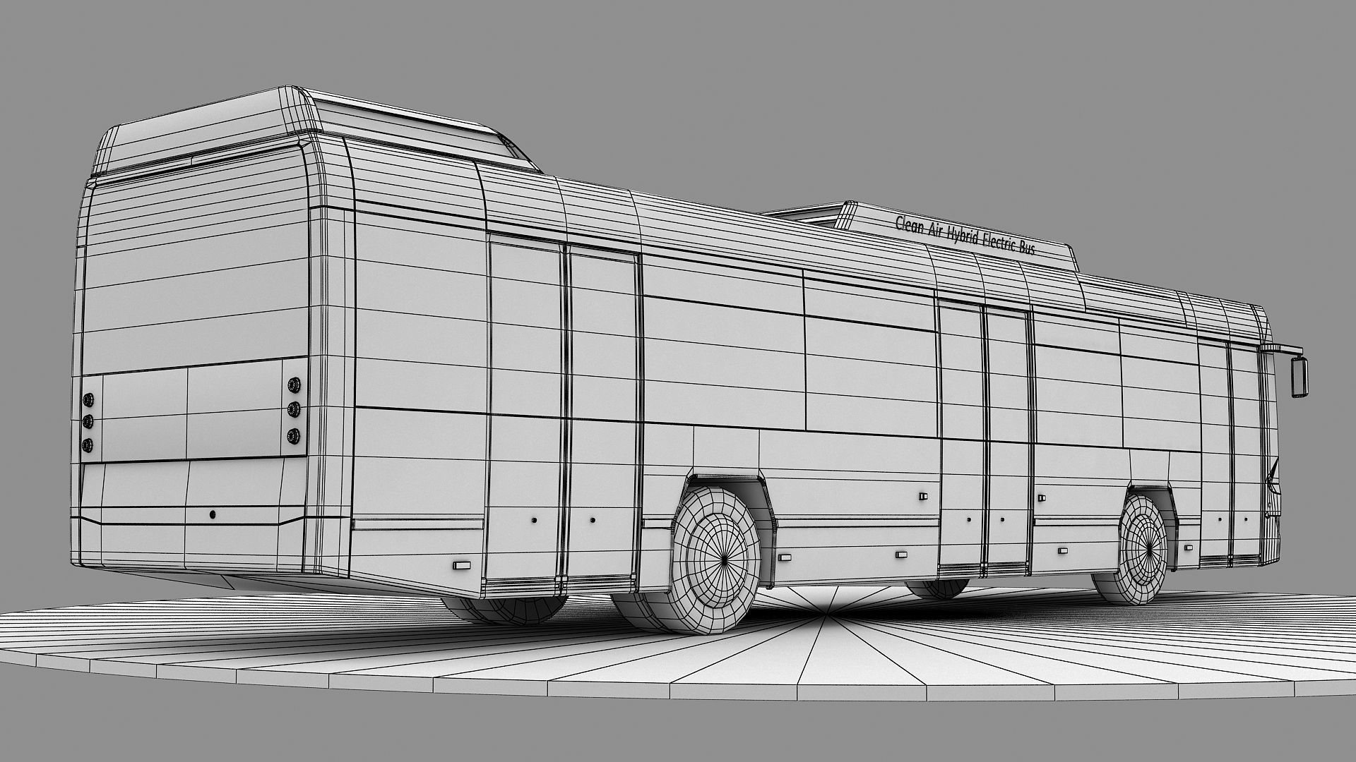 New York City Bus 3d Model 3D model_13