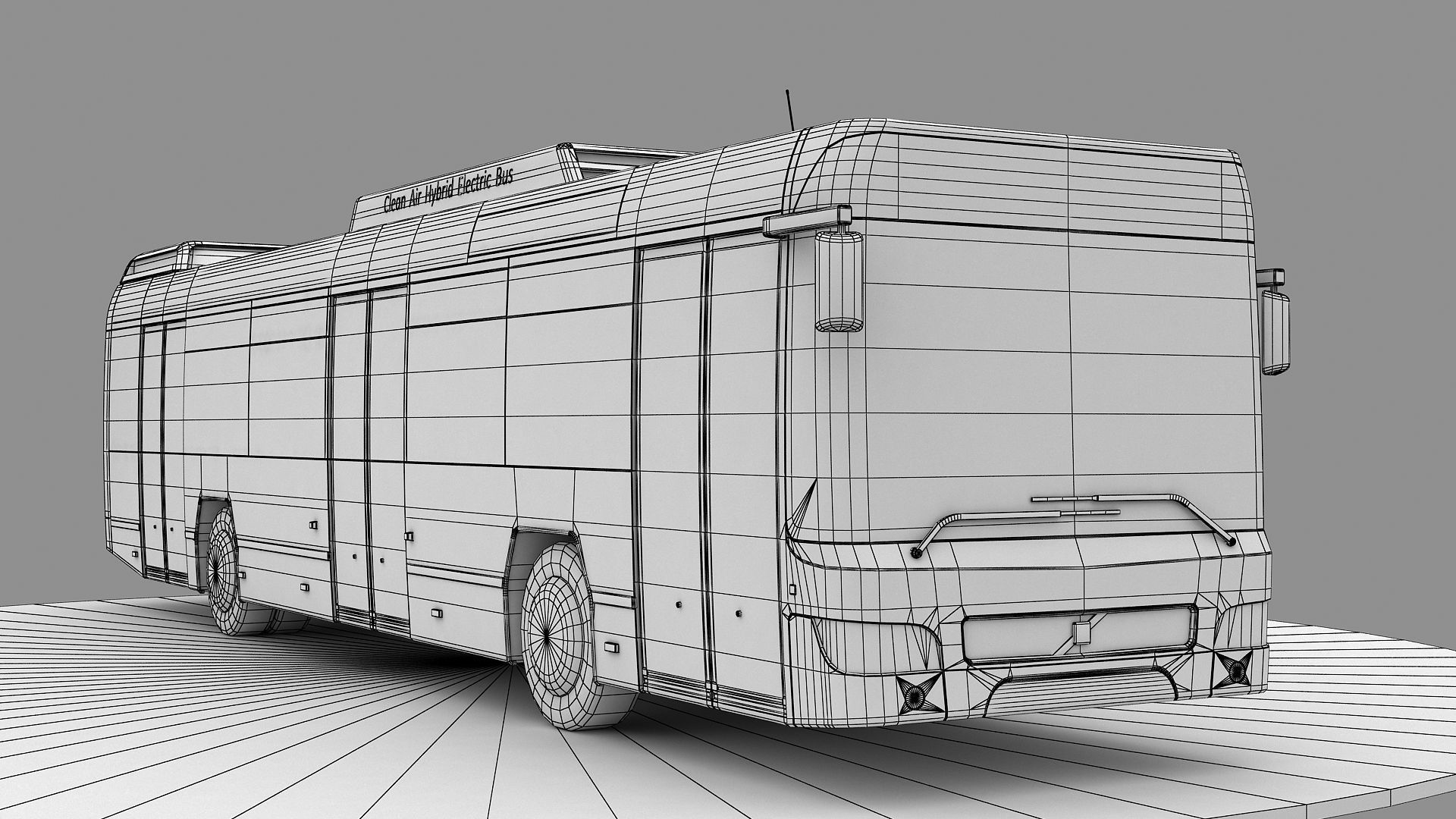 New York City Bus 3d Model 3D model_14