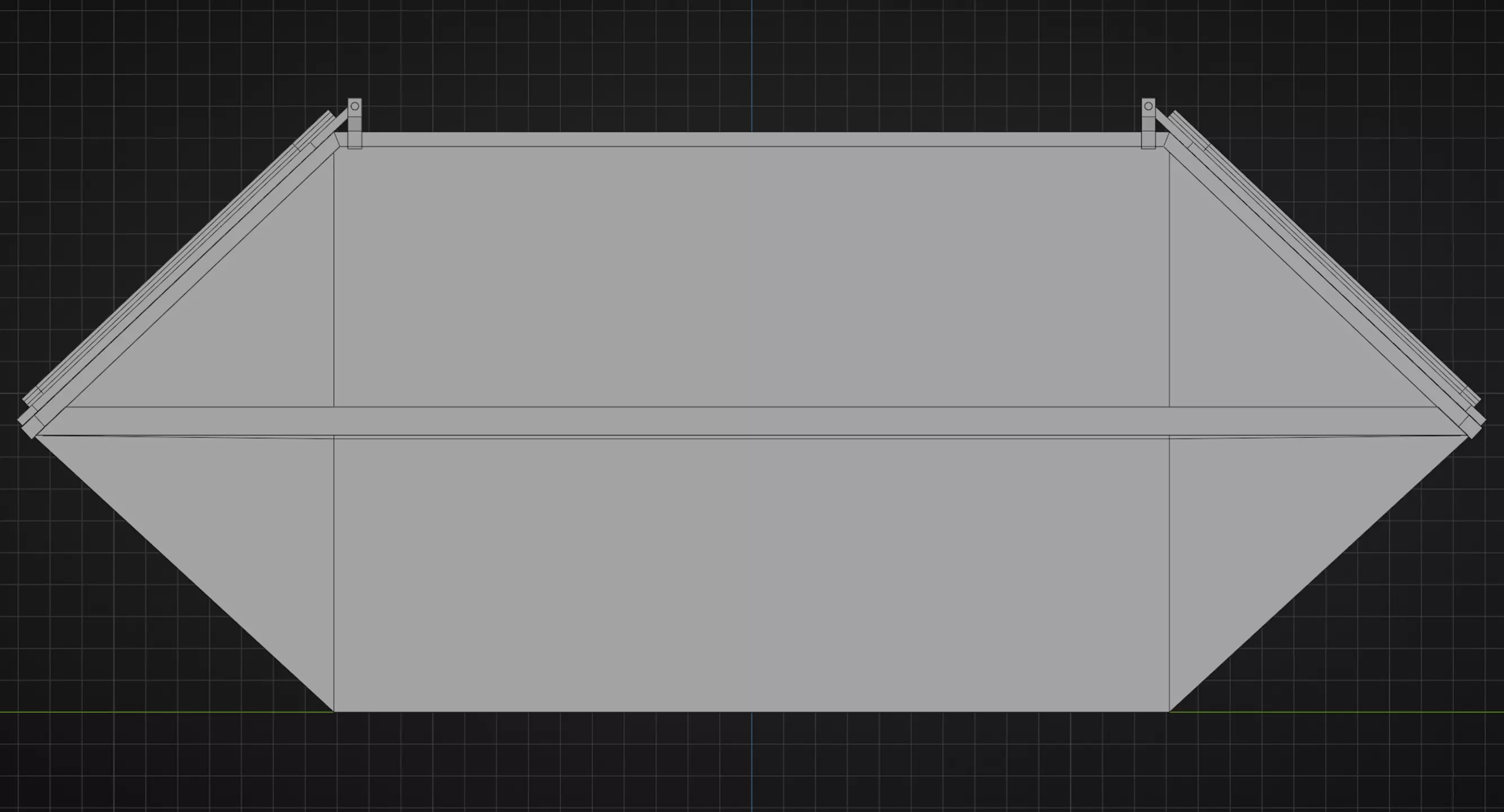 Low Poly Biffa General Waste Container Small Low-poly 3D model_9