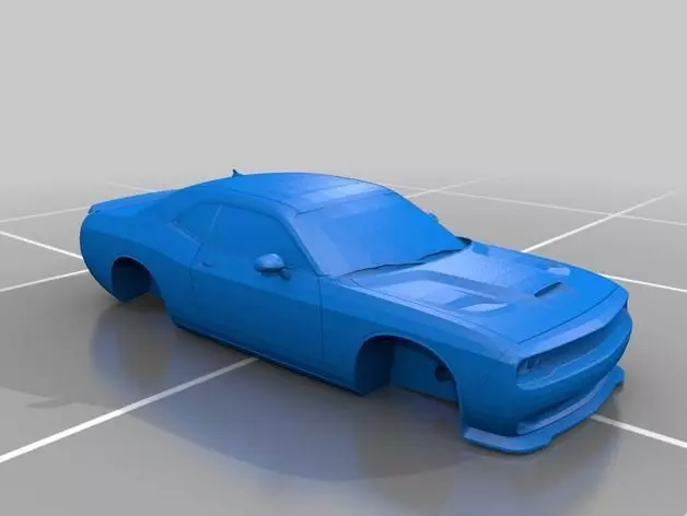 Dodge Challenger Hellcat 3D print model_0