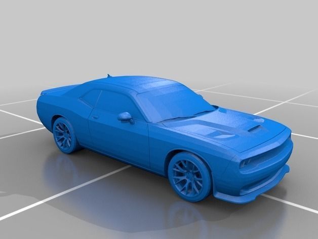 Dodge Challenger Hellcat 3D print model_1