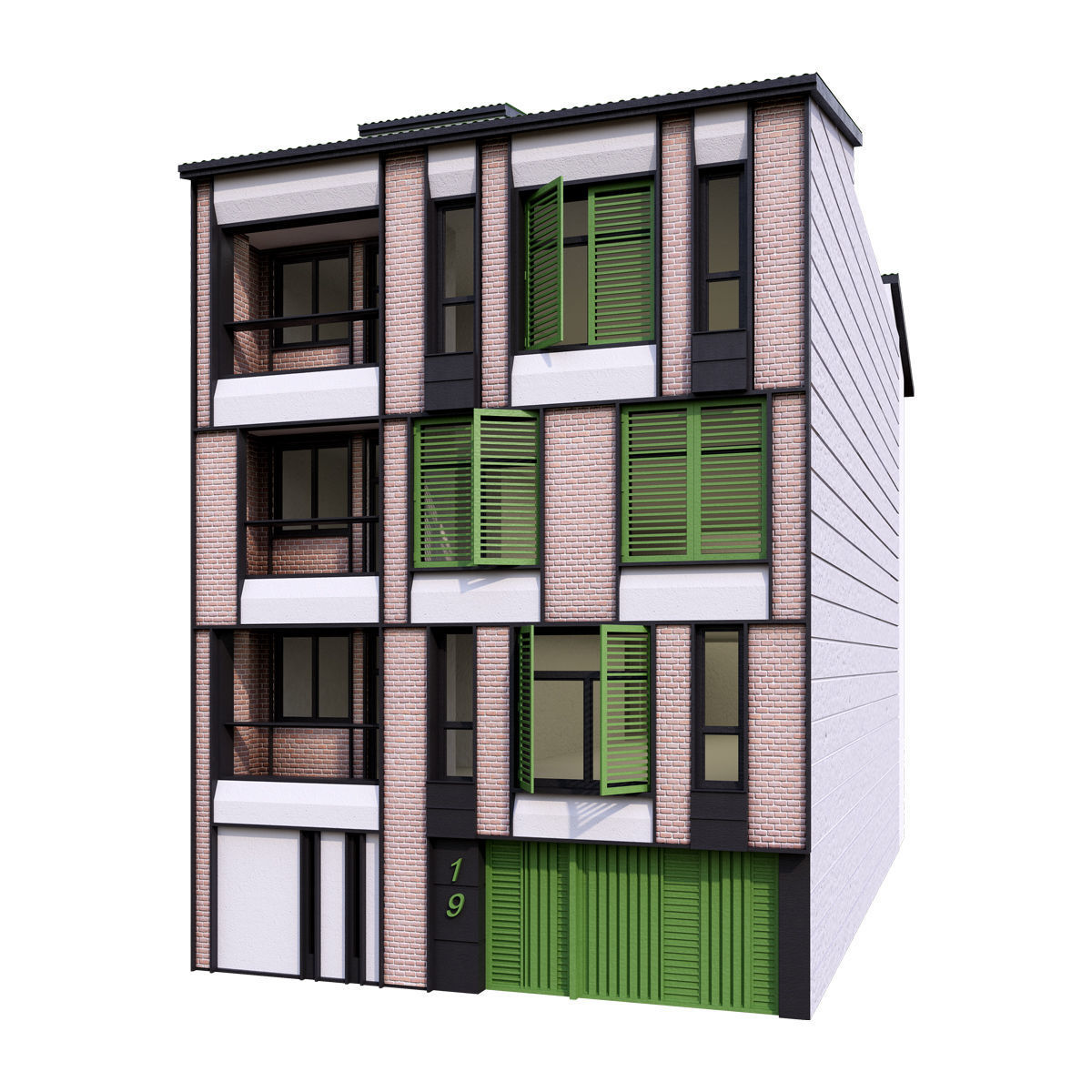 House 2 3D model_3