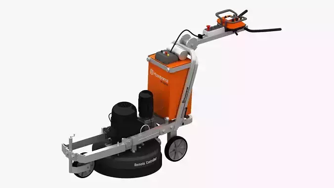 Concrete Floor Grinder Polisher Machine 3d Model