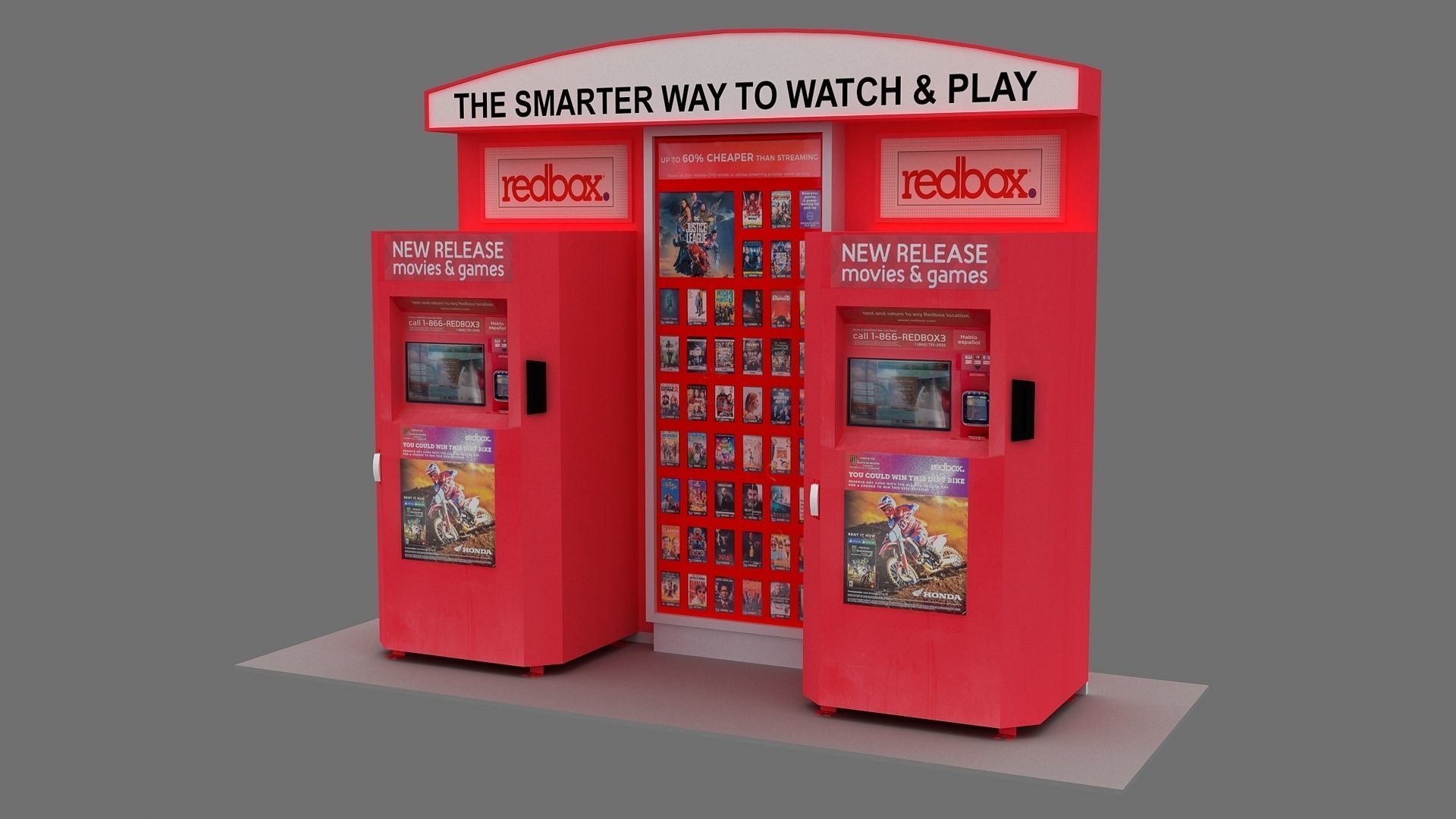 Redbox Vending Machine 3D Model 3D model_2