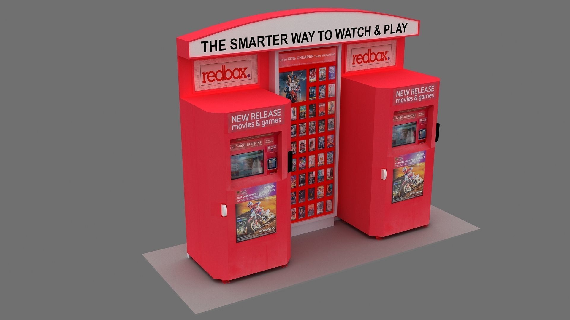 Redbox Vending Machine 3D Model 3D model | CGTrader