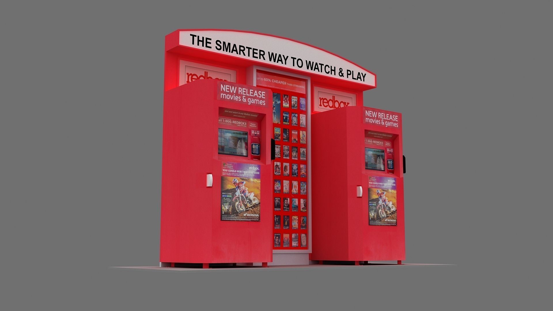 Redbox Vending Machine 3D Model 3D model_7