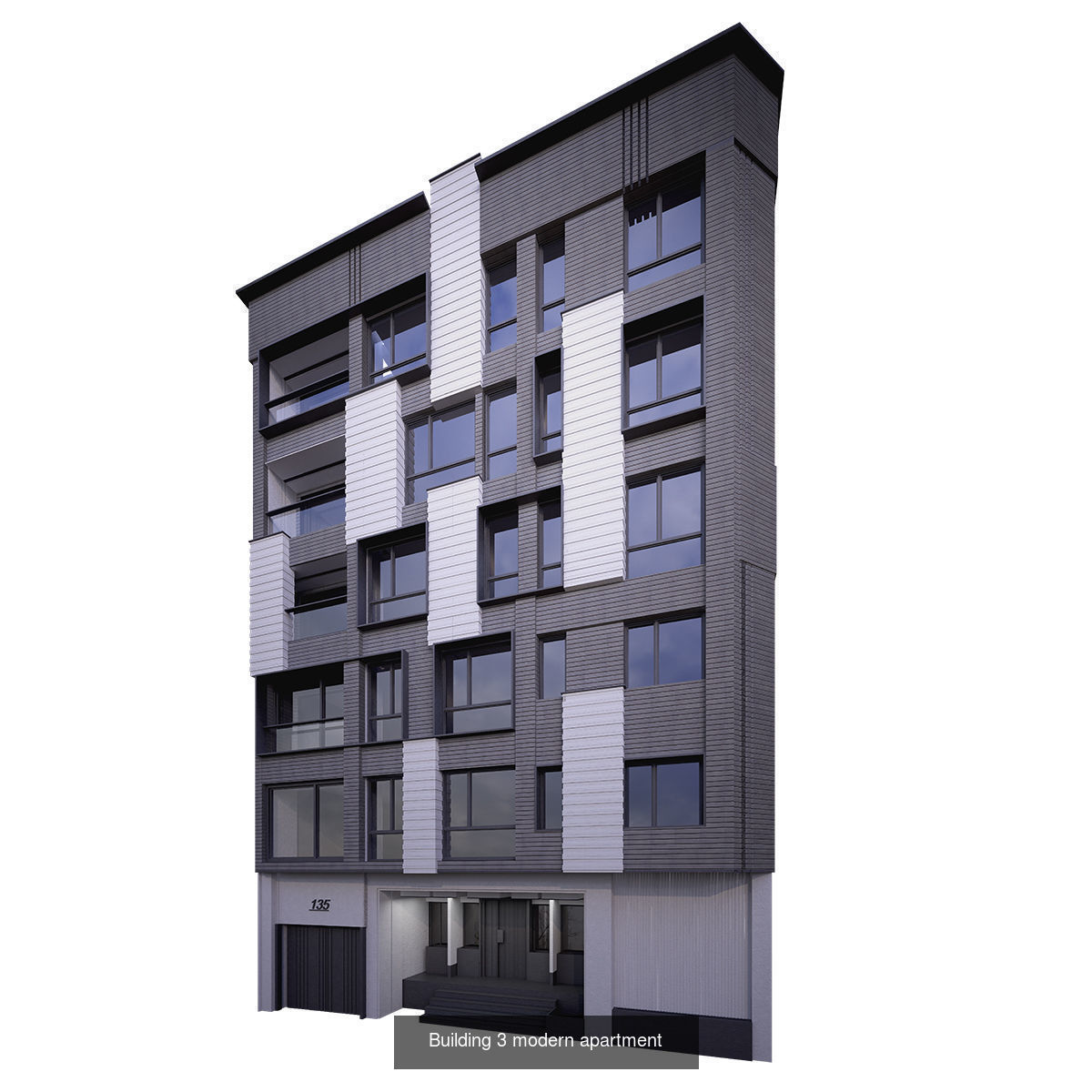 14 buildings 3D Model Collection_4