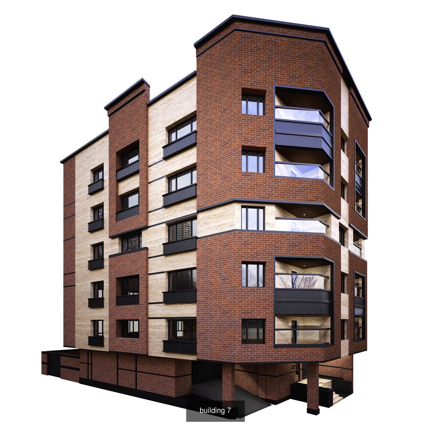 14 buildings 3D Model Collection_7