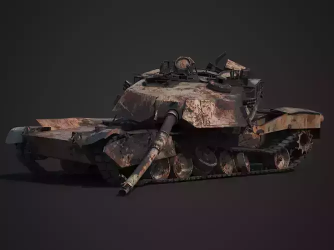 M1A2 Abrams Destroyed