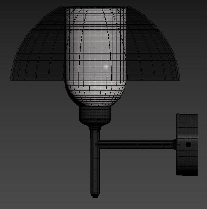 Wall light Maytoni Memory MOD177WL 01B-001 3D model_3