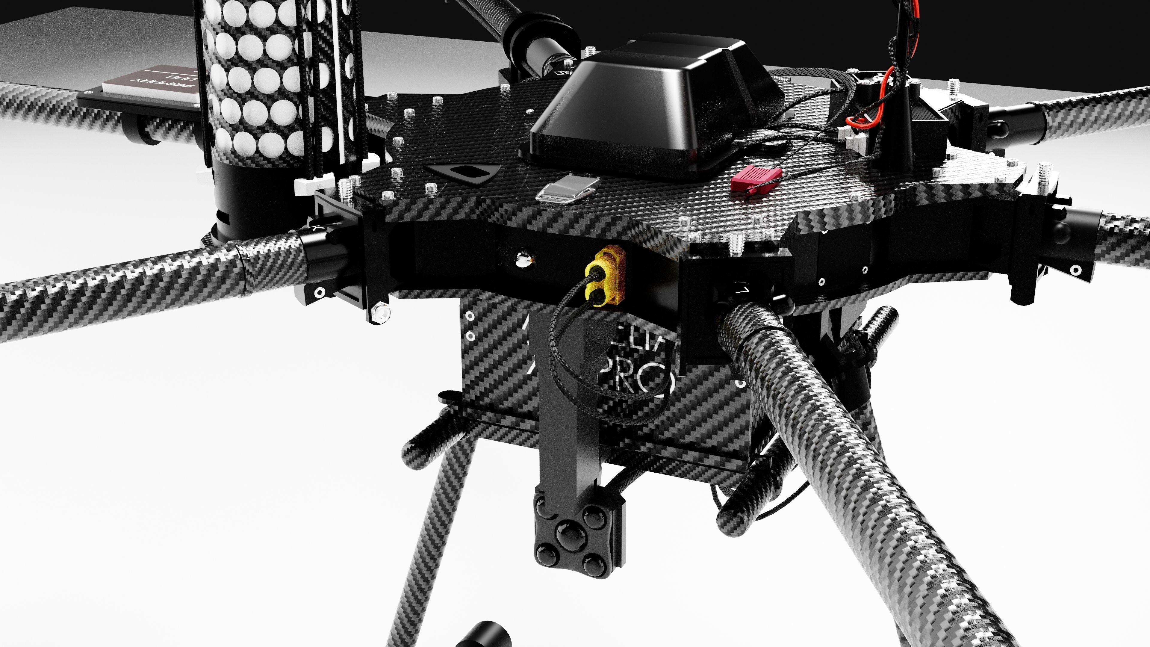 Aurelia X6 v2 Pro Drone 3D model_6