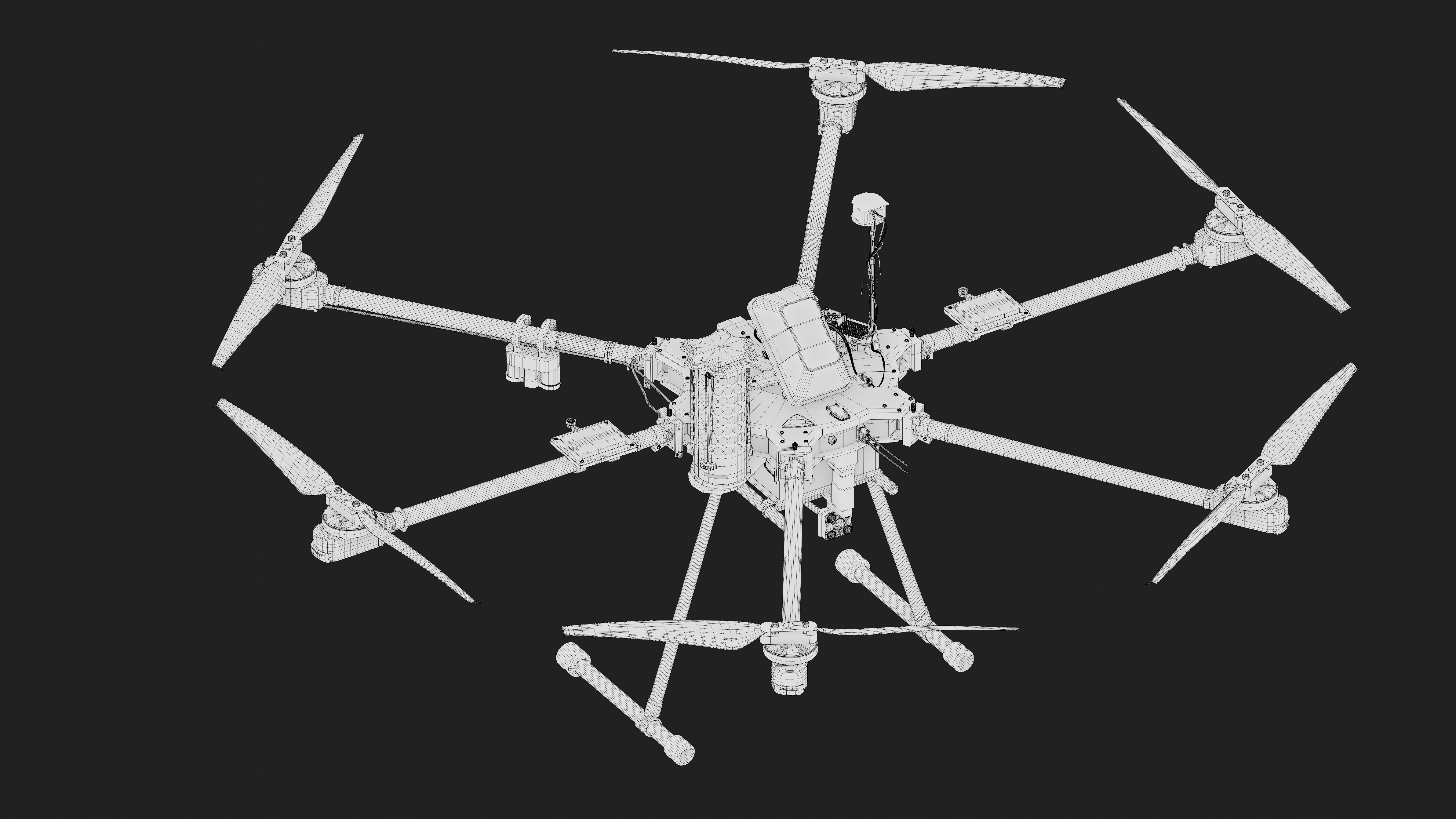 Aurelia X6 v2 Pro Drone 3D model_15