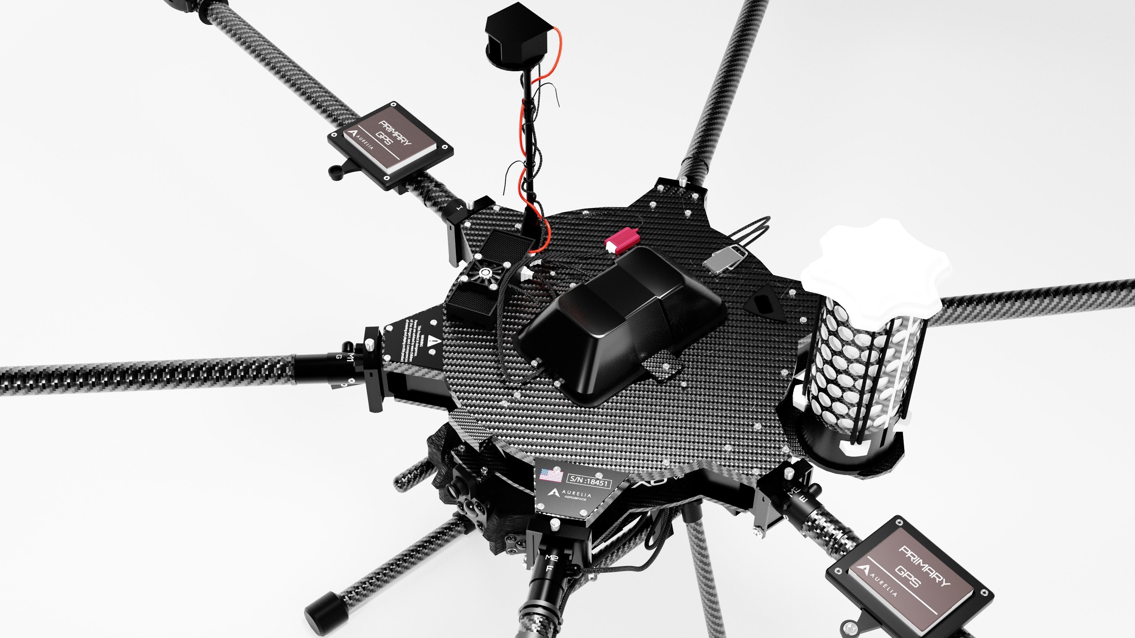 Aurelia X6 v2 Pro Drone 3D model_5