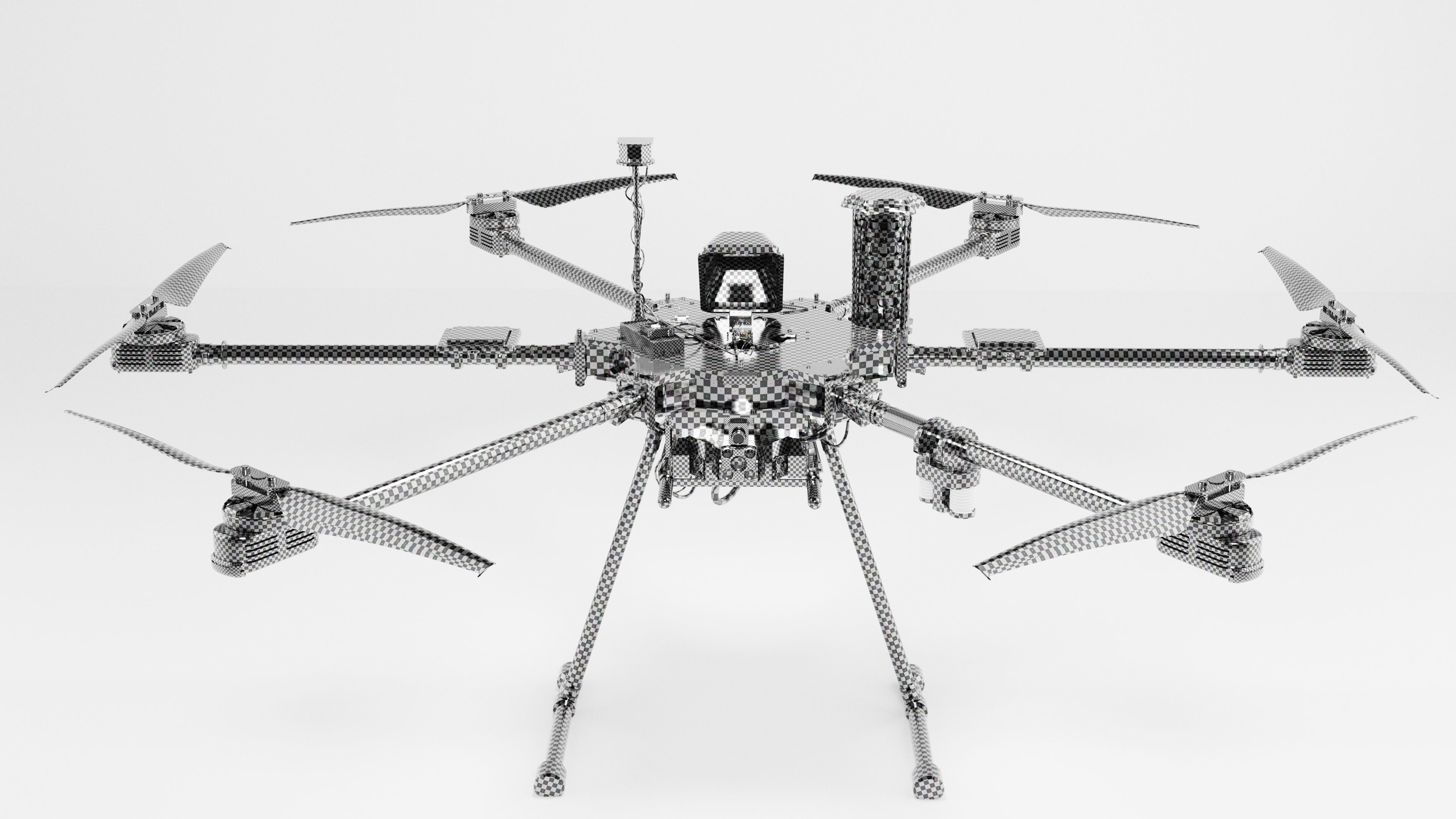 Aurelia X6 v2 Pro Drone 3D model_13