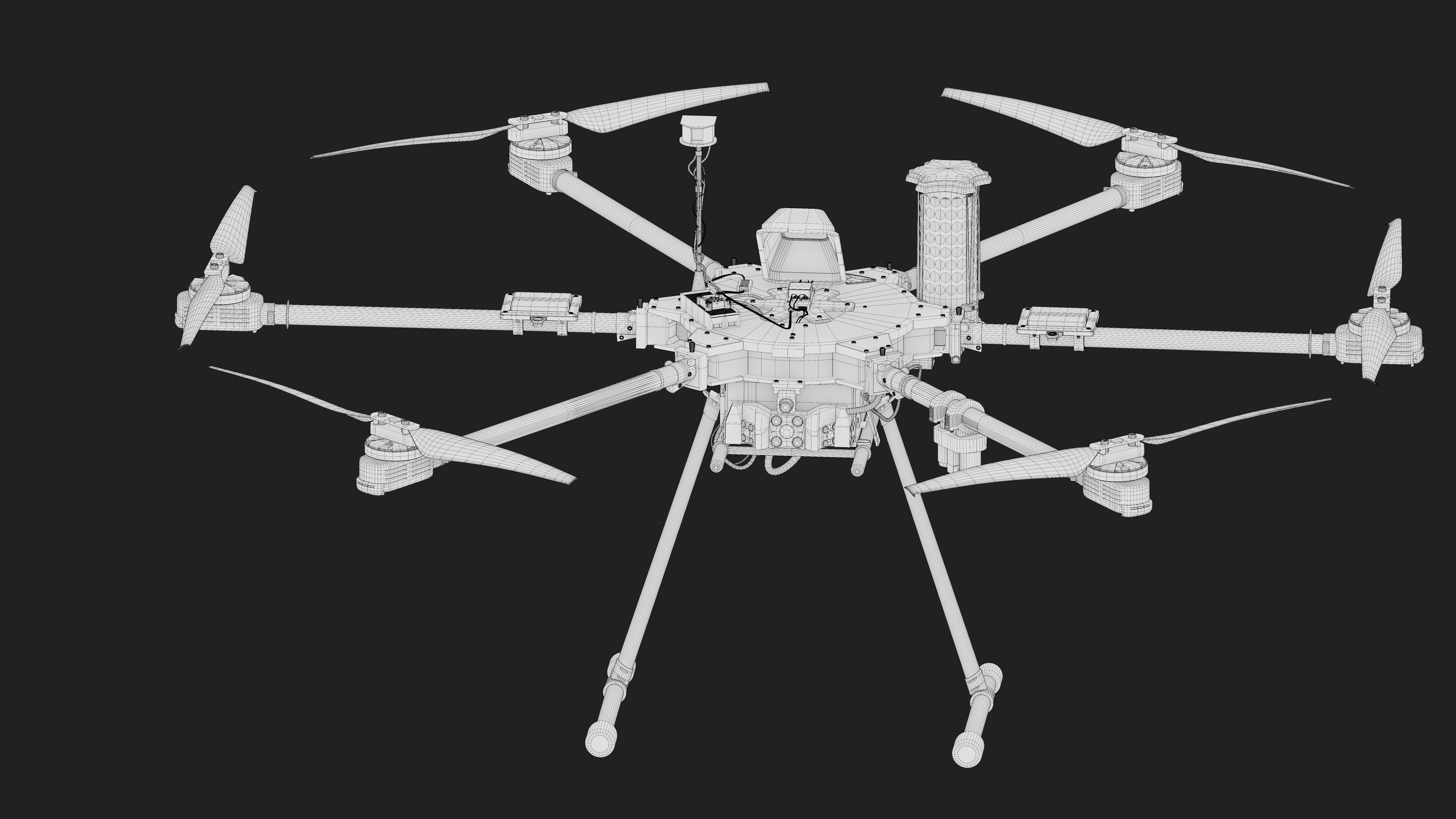 Aurelia X6 v2 Pro Drone 3D model_14