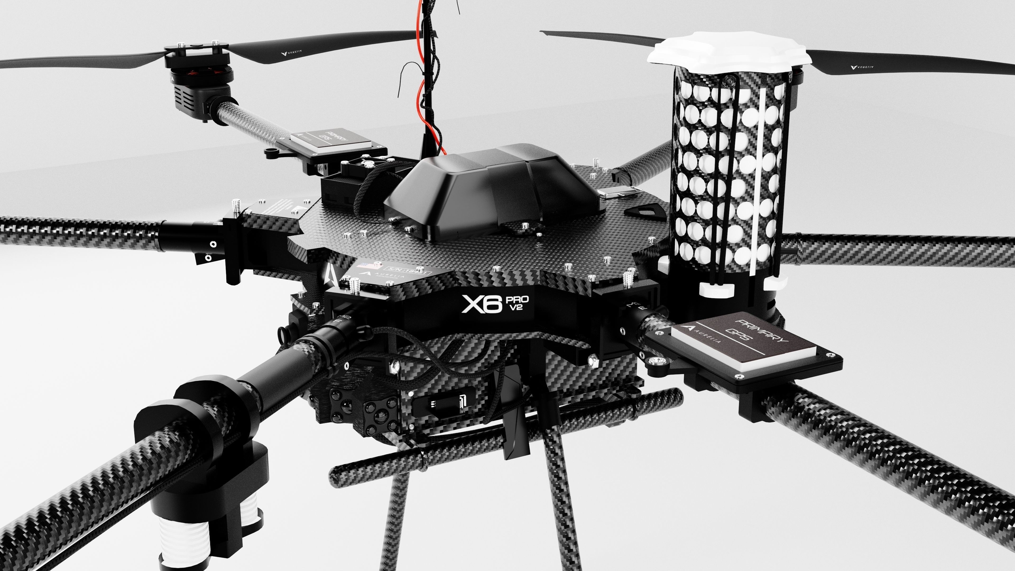 Aurelia X6 v2 Pro Drone 3D model_7
