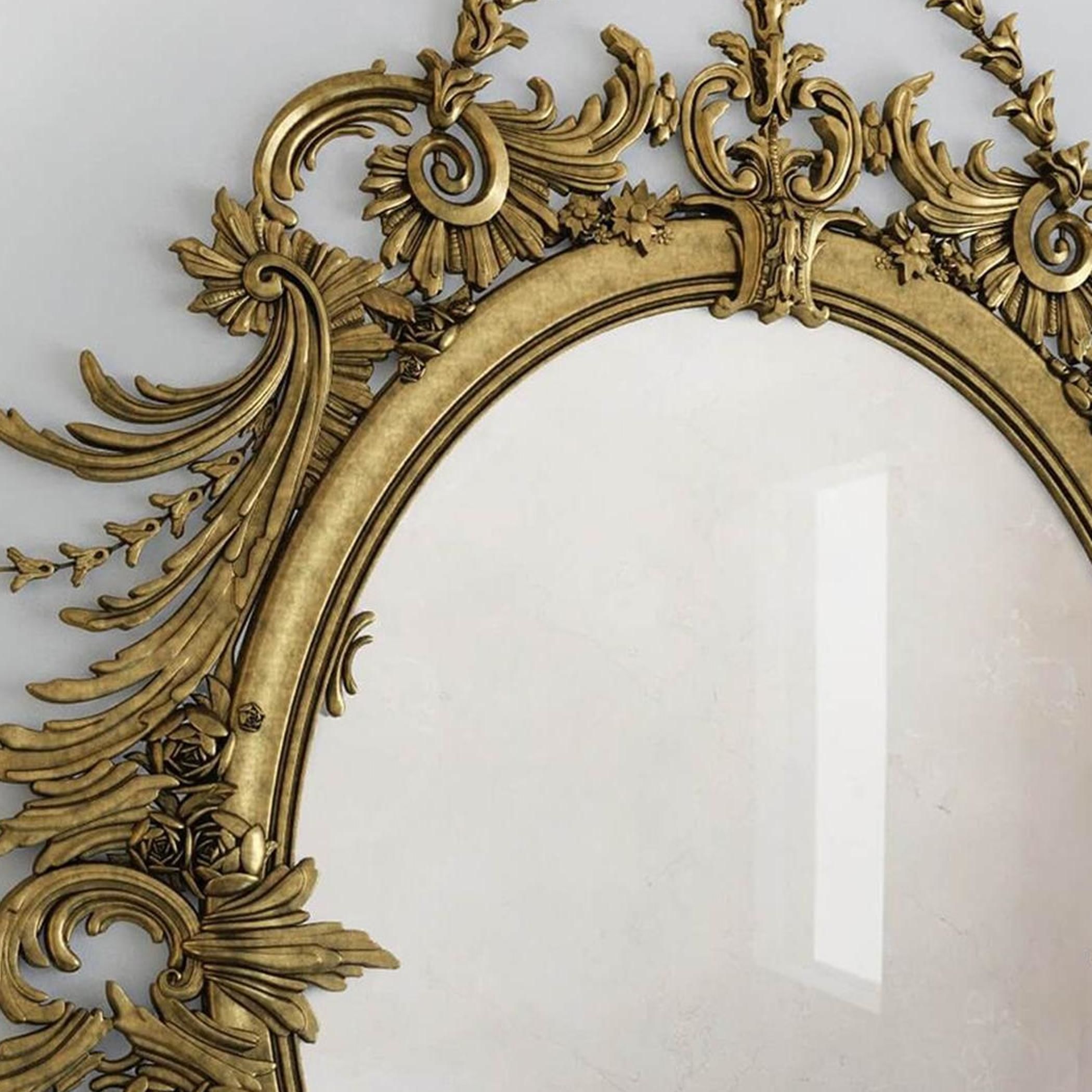 European decorative mirror 3D model_1
