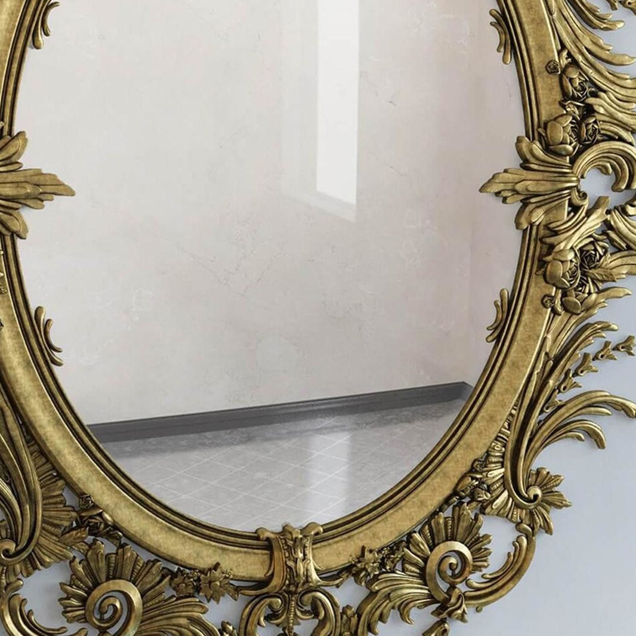 European decorative mirror 3D model_2