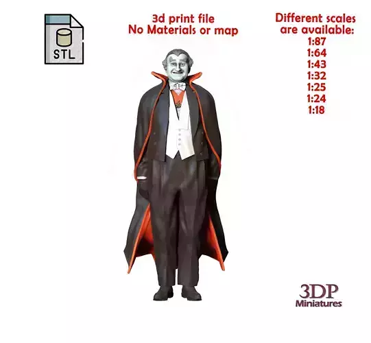 N4 MUNSTERS Al Lewis MUNSTER Granpa 3D print model