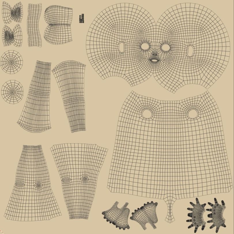 cartoon boy 3D model_26