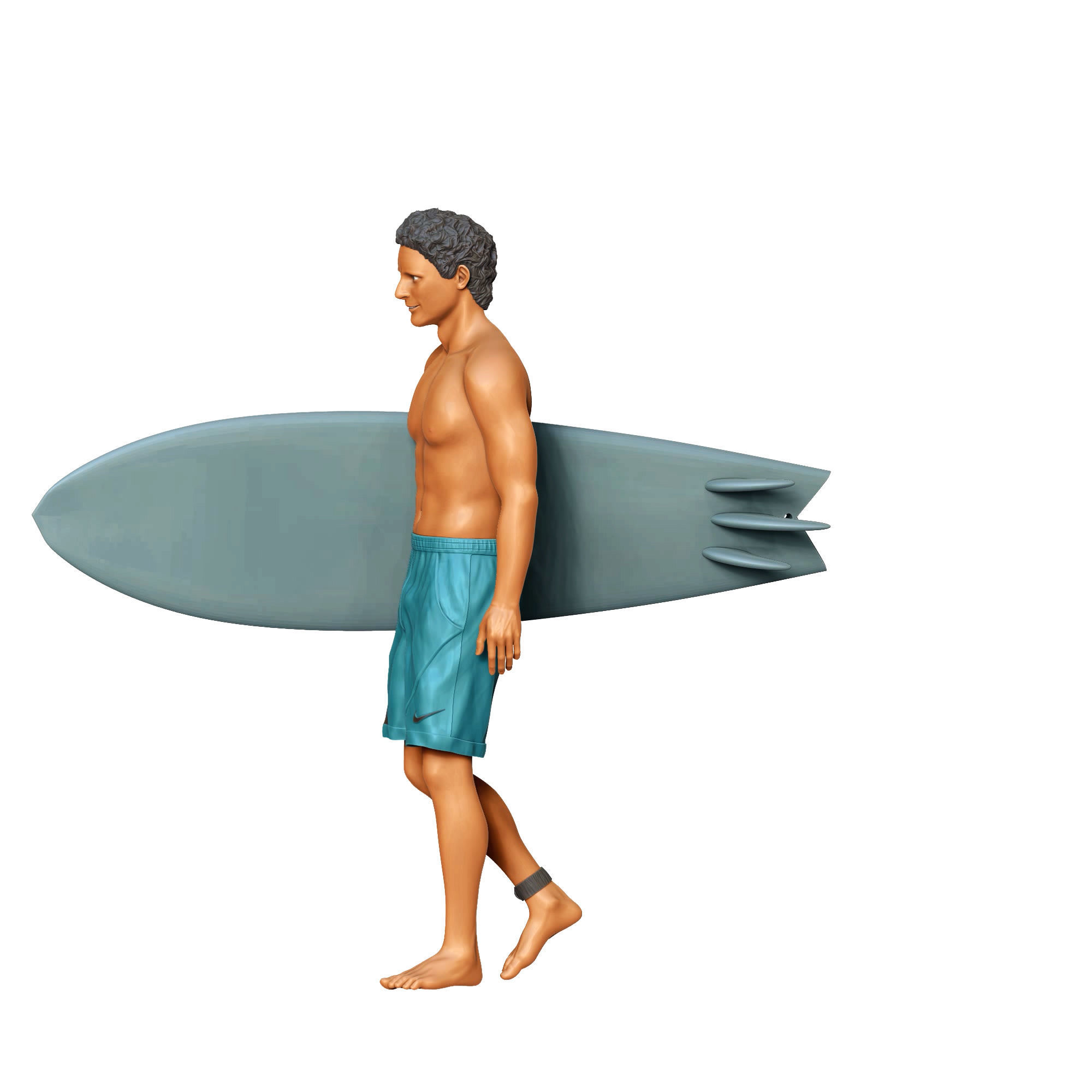 N3 SURFER WITH SURFBOARD IS SURFING 3D print model_16