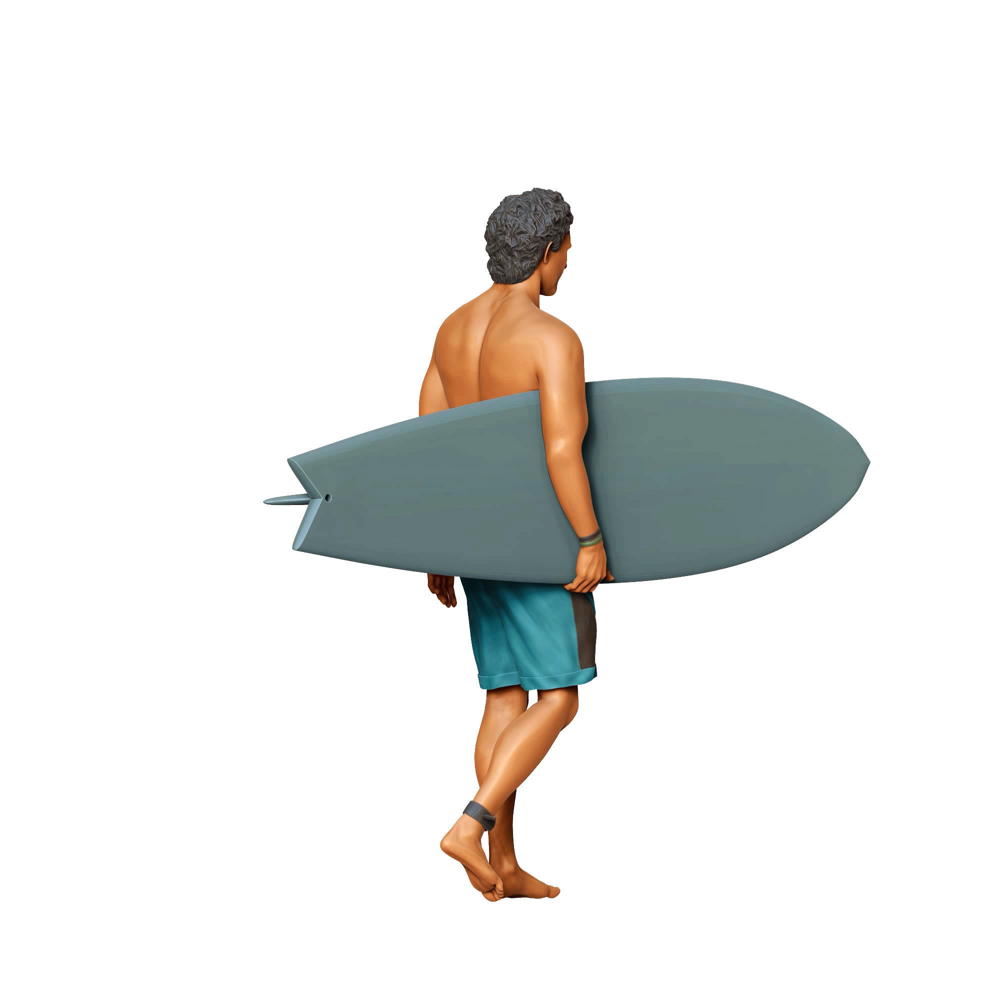 N3 SURFER WITH SURFBOARD IS SURFING 3D print model_36