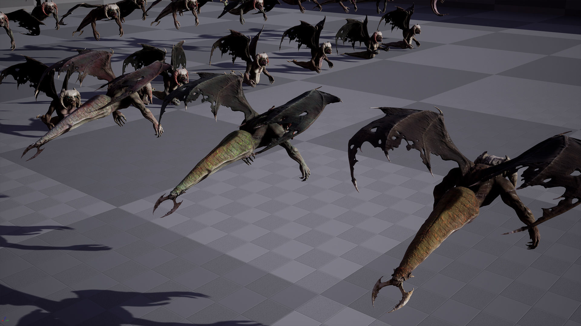 Flying Monster Low-poly 3D model_20